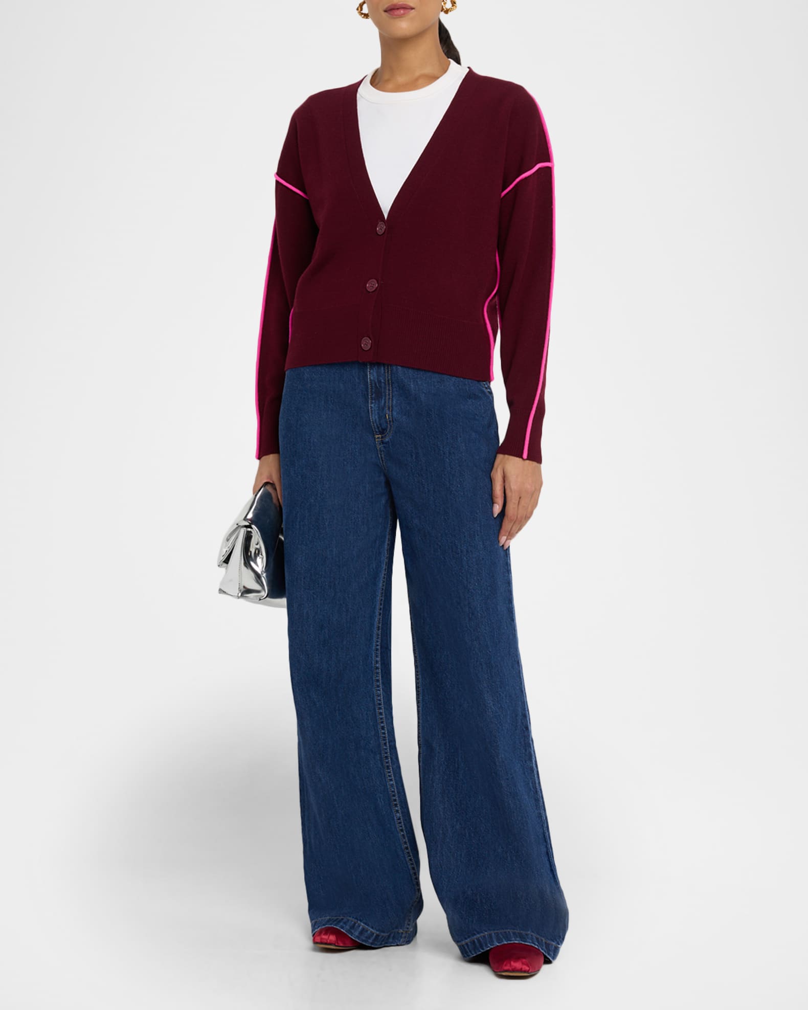 Essentiel Antwerp Ileo Wool-Blend Cardigan | Neiman Marcus