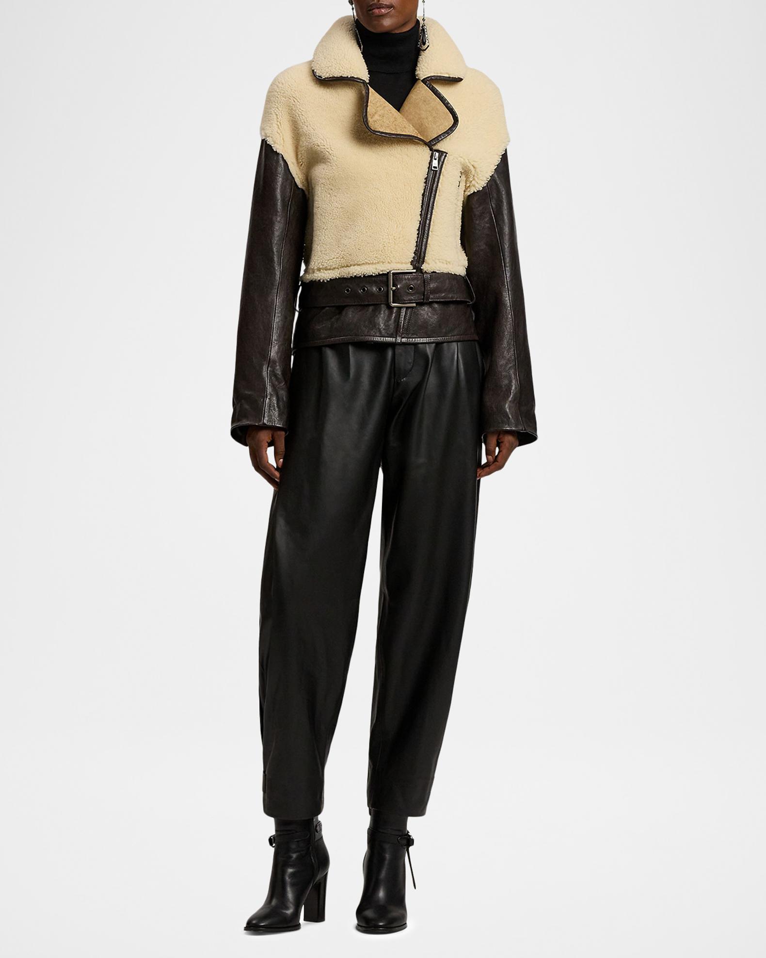 Ralph Lauren Collection Silvester Curly Merino Shearling And 