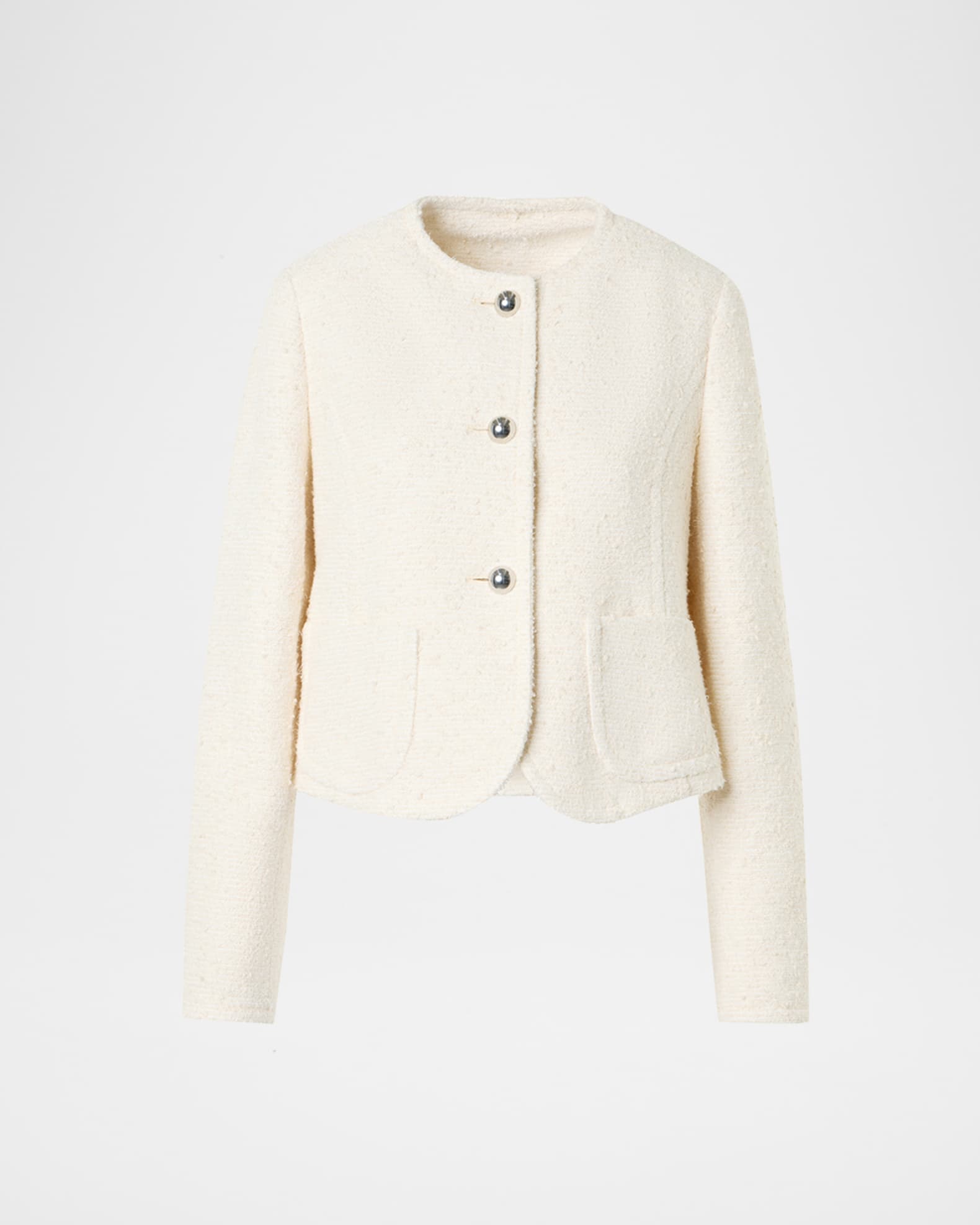Akris punto Summer Boucle Single-Breasted Jacket | Neiman Marcus