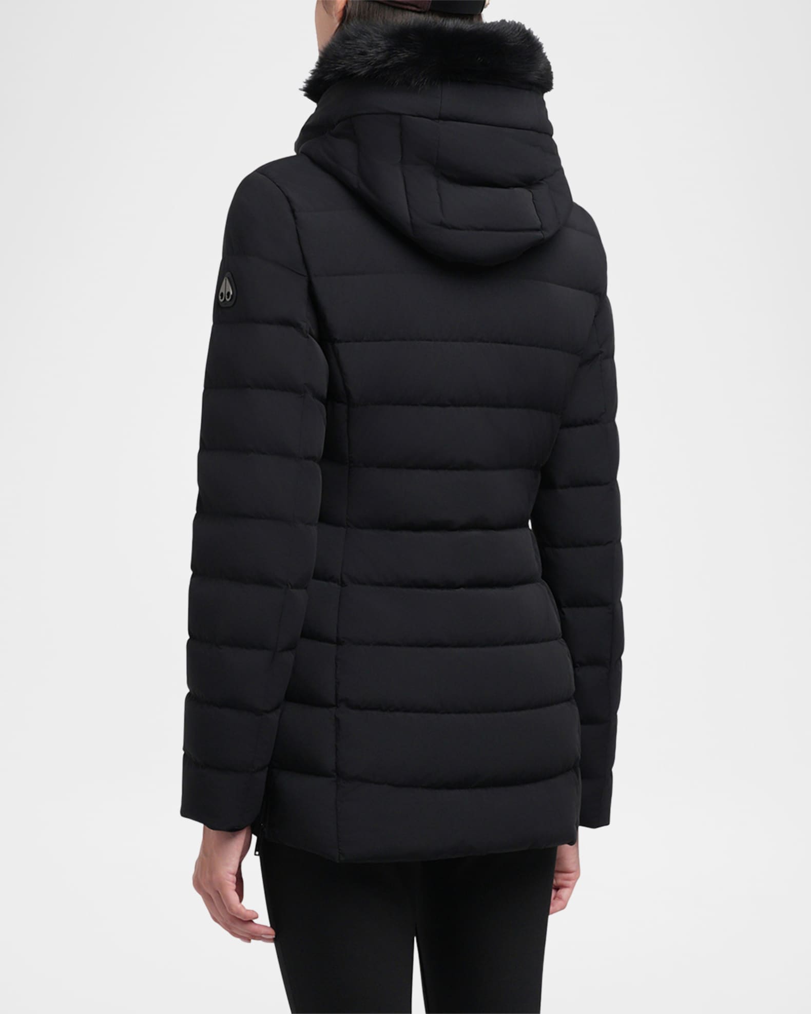 Moose Knuckles Roselawn 5 Hooded Down Jacket | Neiman Marcus