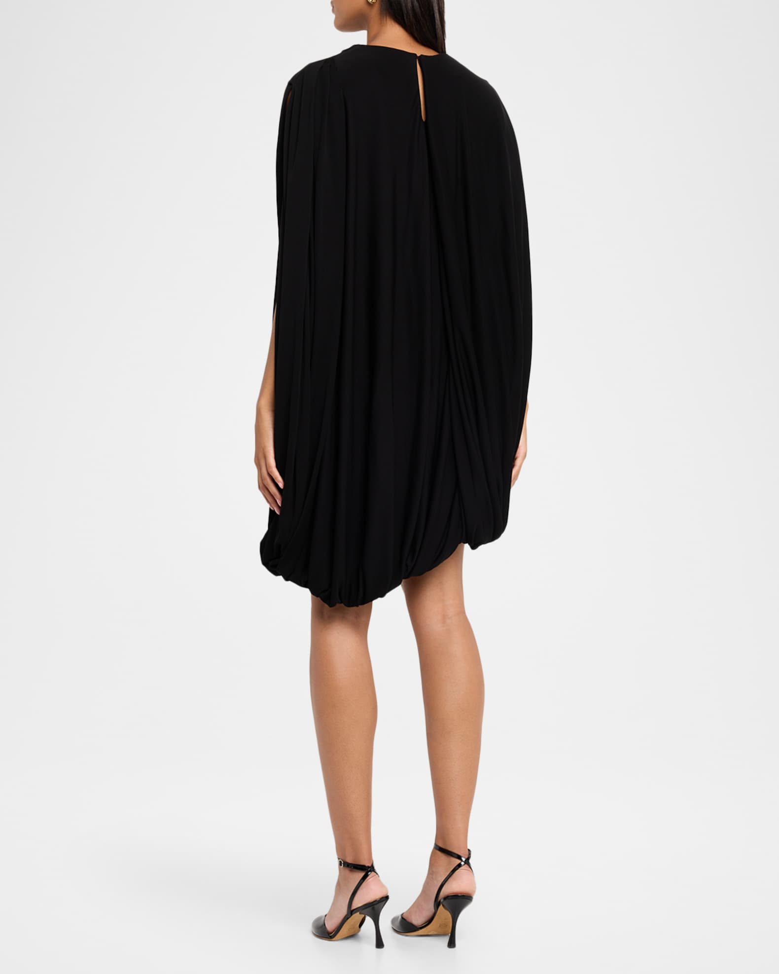 Loewe Draped Bubble Mini Dress | Neiman Marcus