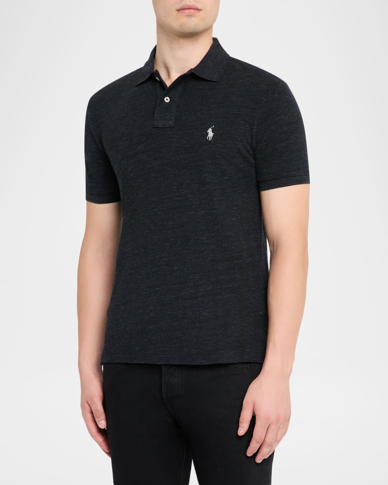 Men's Custom Slim Fit Soft Cotton Polo Shirt | Neiman Marcus
