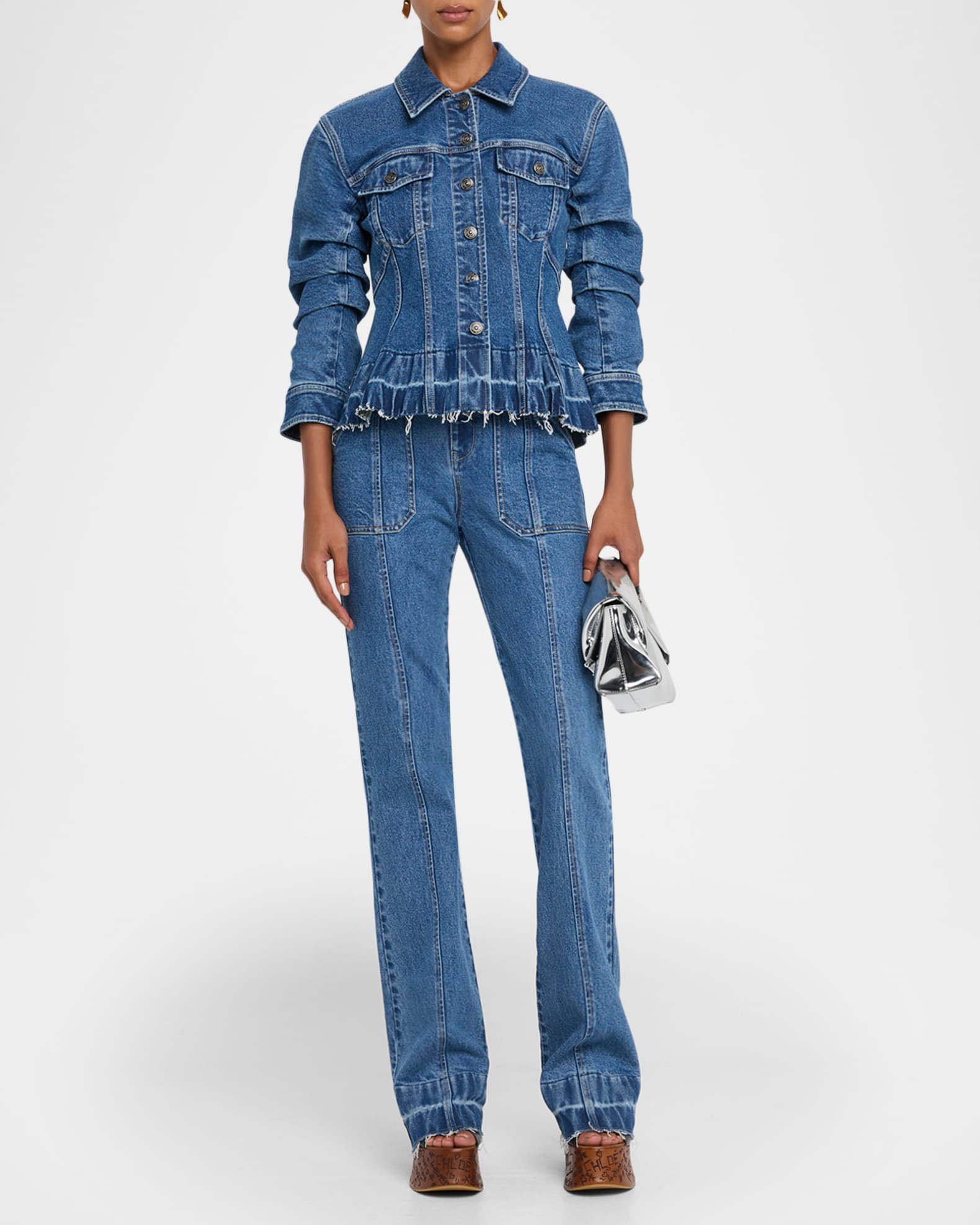 Gina Cinched Denim Jacket