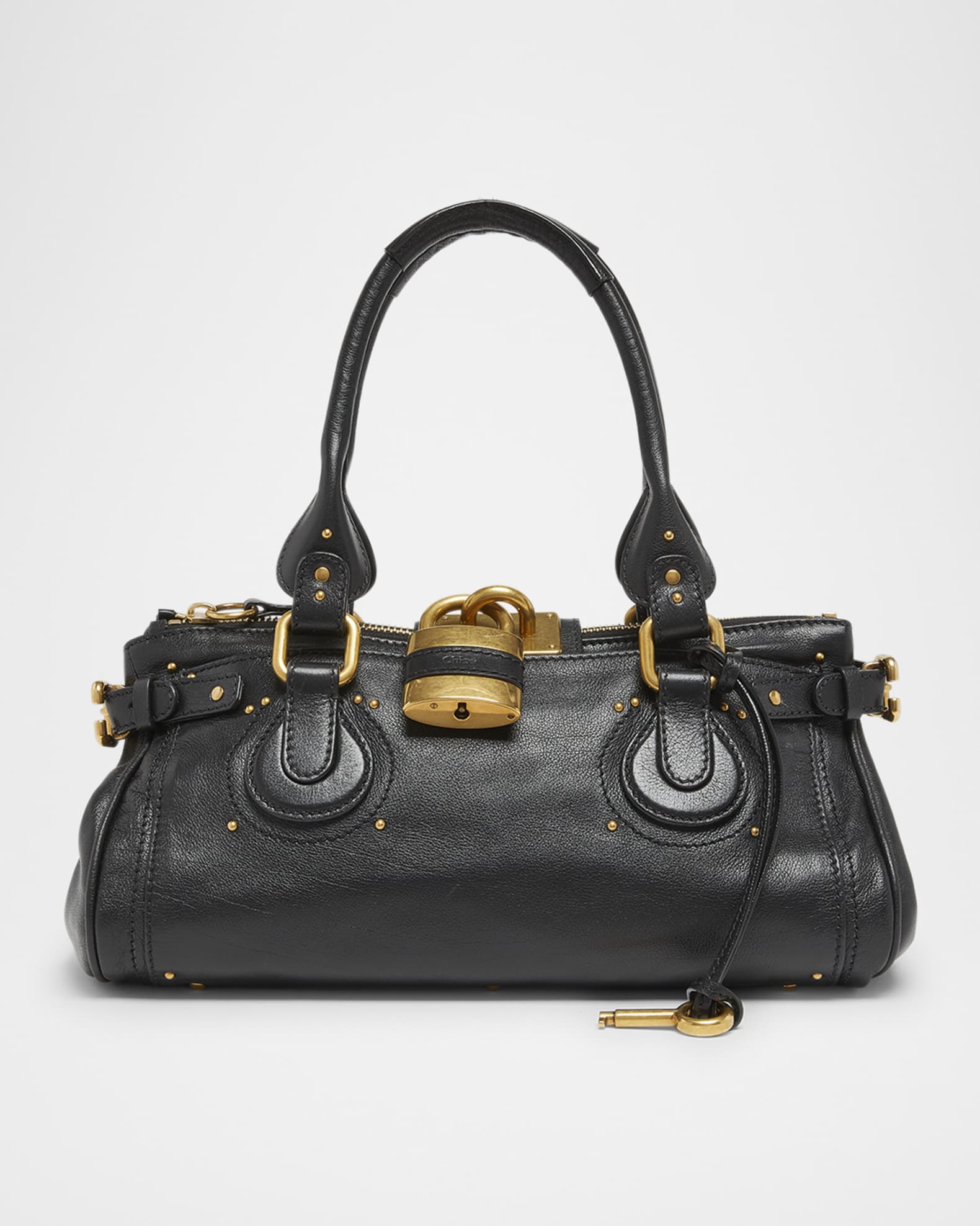 バッグ Chloe Paddington Handbag Padlock Leather Chloe Leather Paddington Bag – Oliver Jewellery