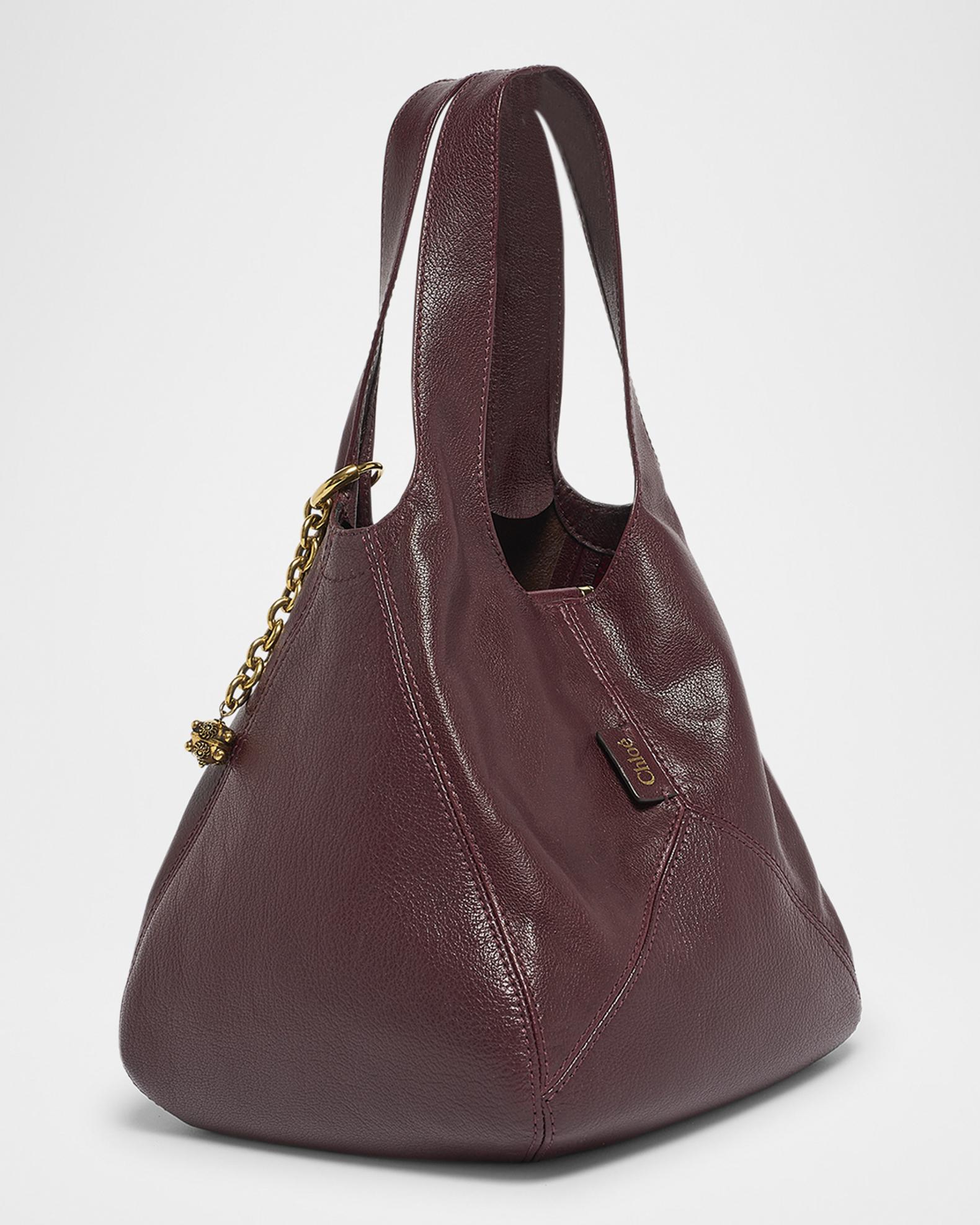 Chloe Balloon Small Top-Handle Bag in Leather | Neiman Marcus