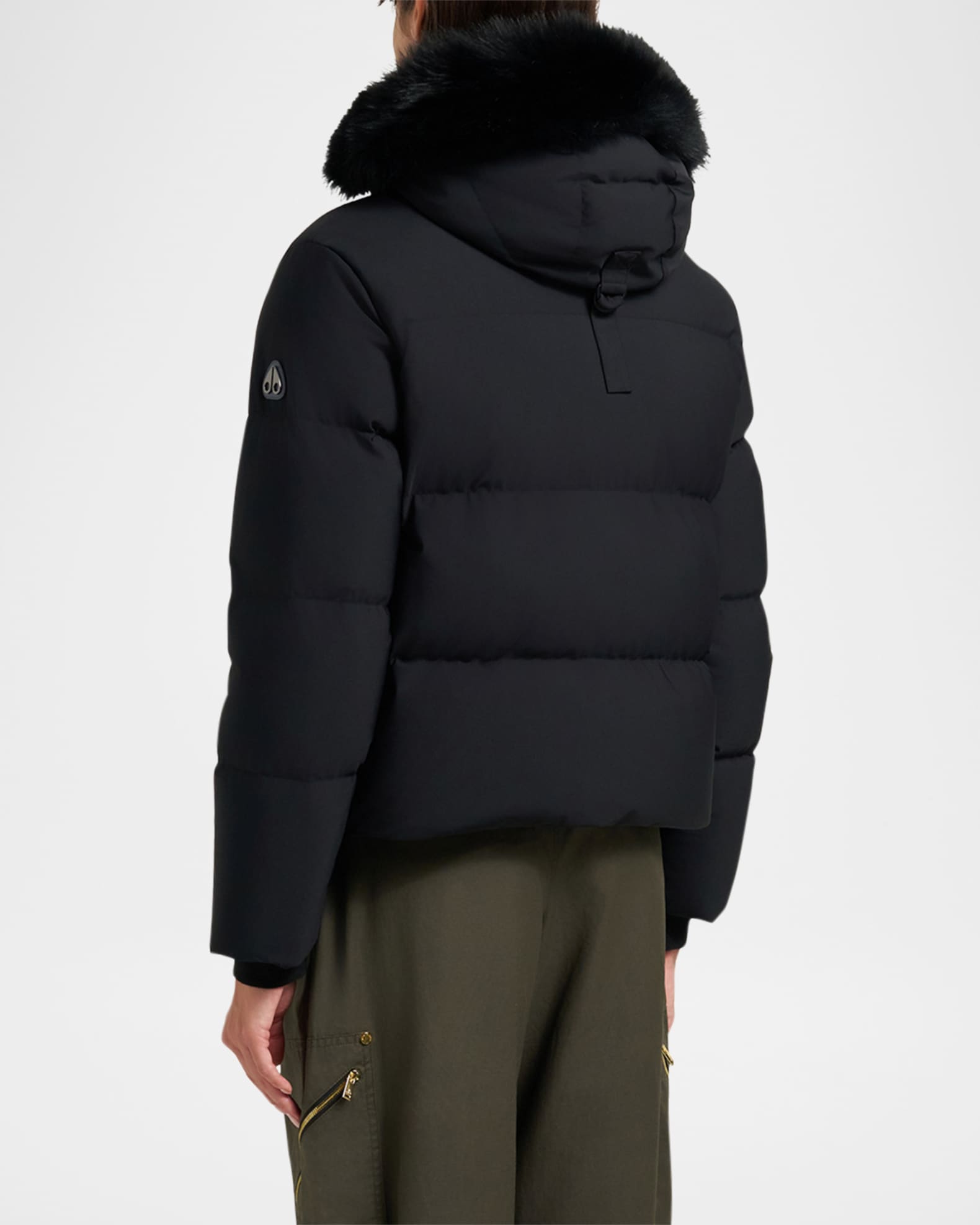 Moose Knuckles Misti Nyluxe Puffer Jacket with Detachable Hood