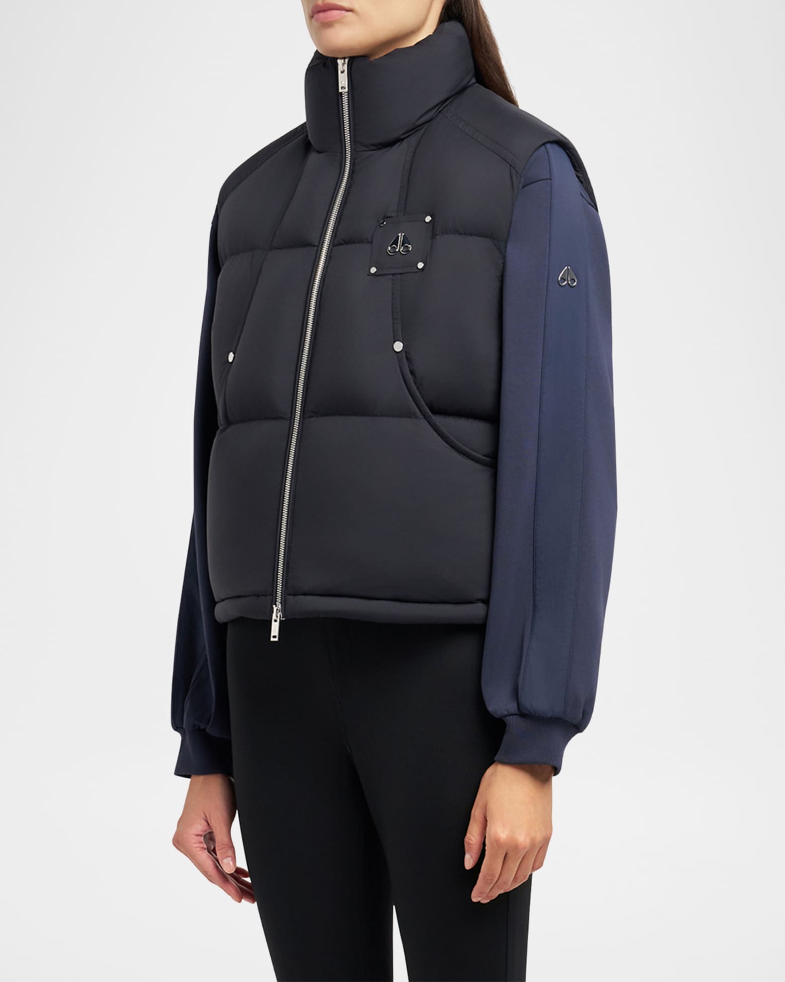 Moose Knuckles ダウンベスト Moose Knuckles Originals Westmount Stand-Collar Puffer Vest | Saks
