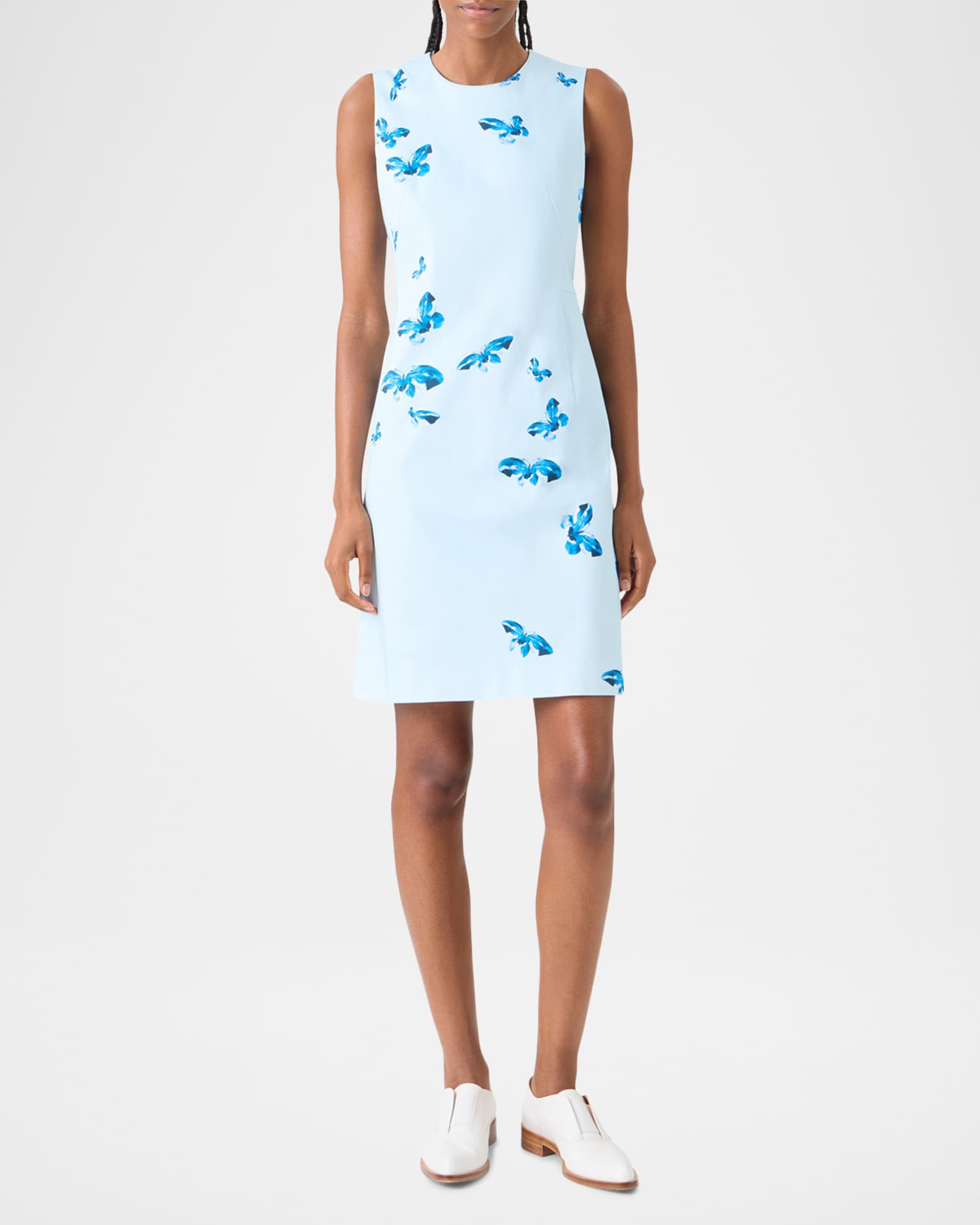 silk spaghetti strap mini dress Shiroi Short Lapis – Silk Mini Dress