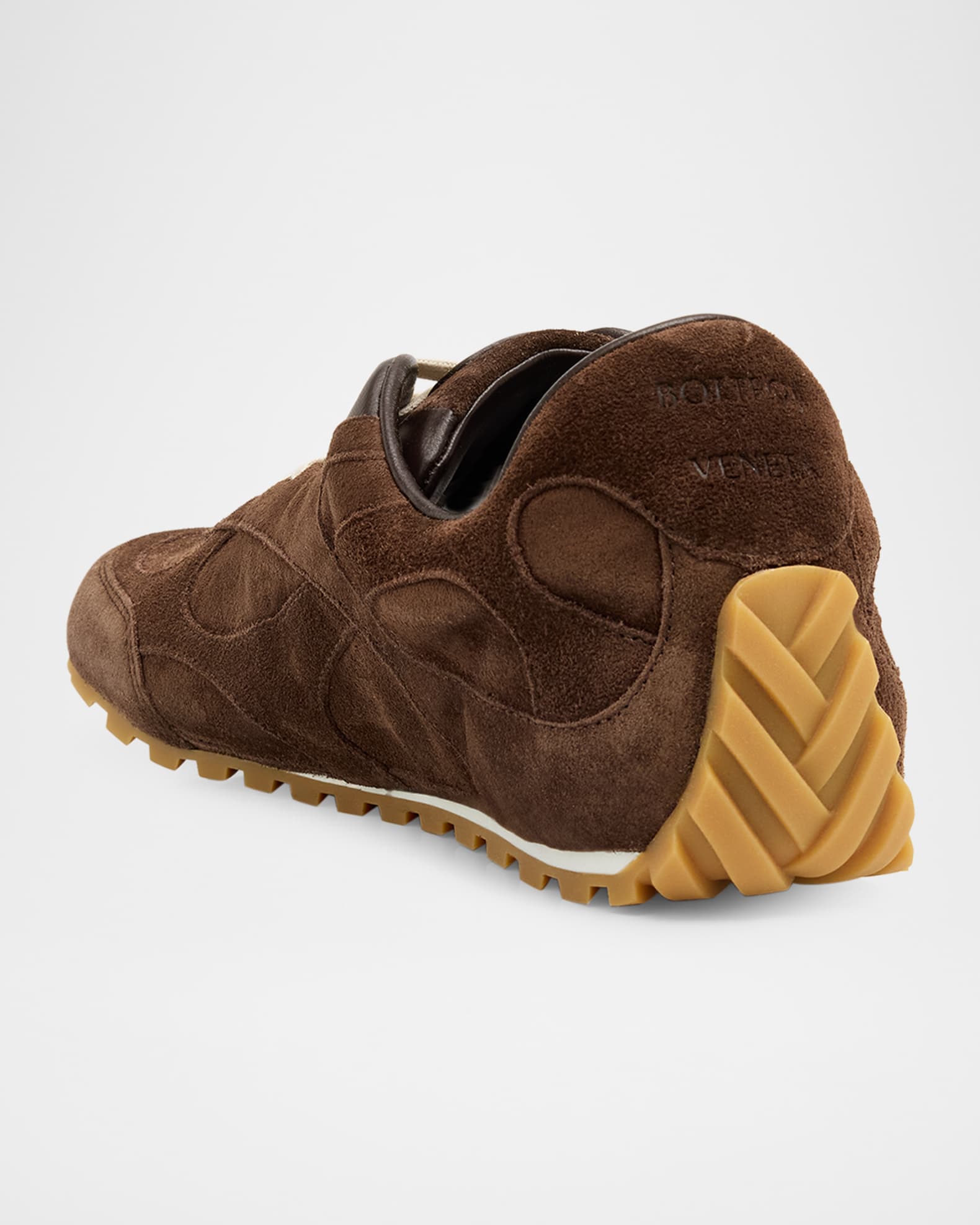 Bottega Veneta Orbit Flash Suede Low-Top Sneakers | Neiman Marcus