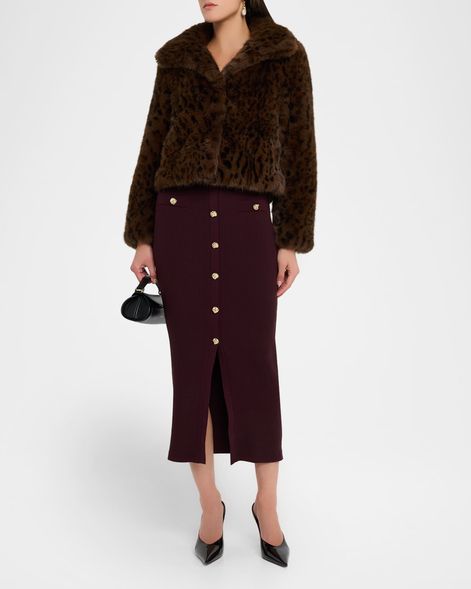Generation Love Lexy Leopard Faux Fur Jacket | Neiman Marcus
