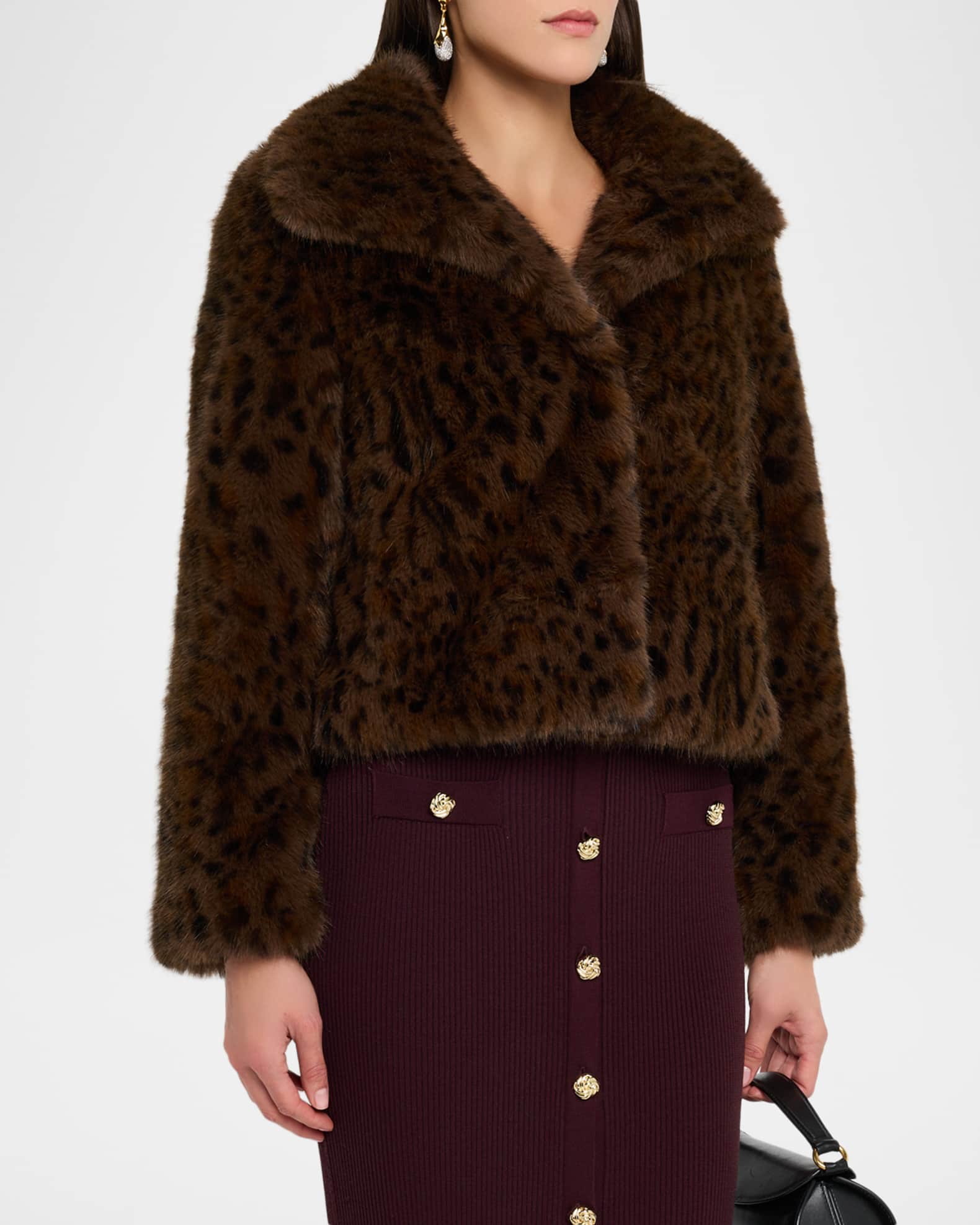 Generation Love Lexy Leopard Faux Fur Jacket | Neiman Marcus