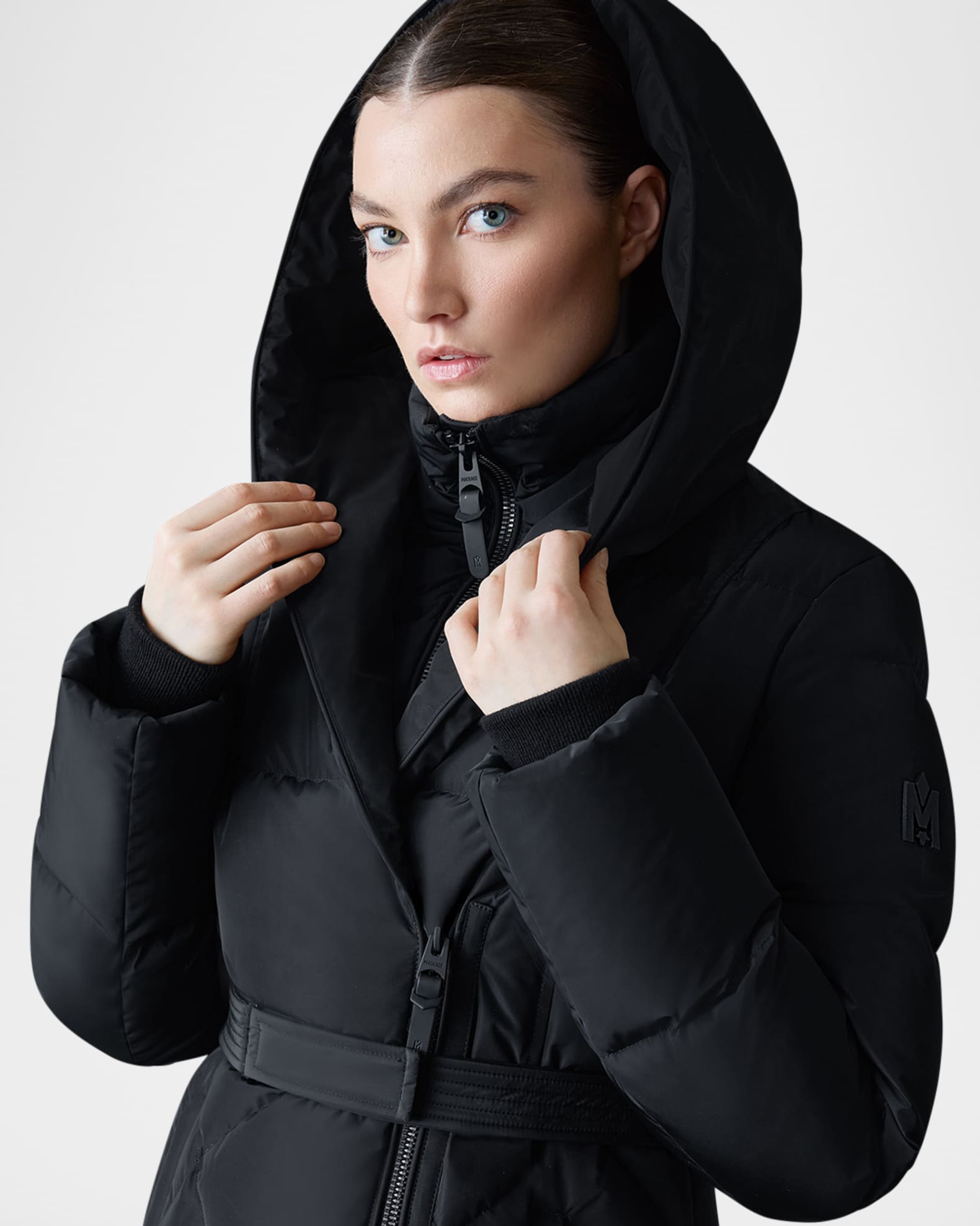 Mackage Ayumi 2-in-1 Long Down Coat | Neiman Marcus