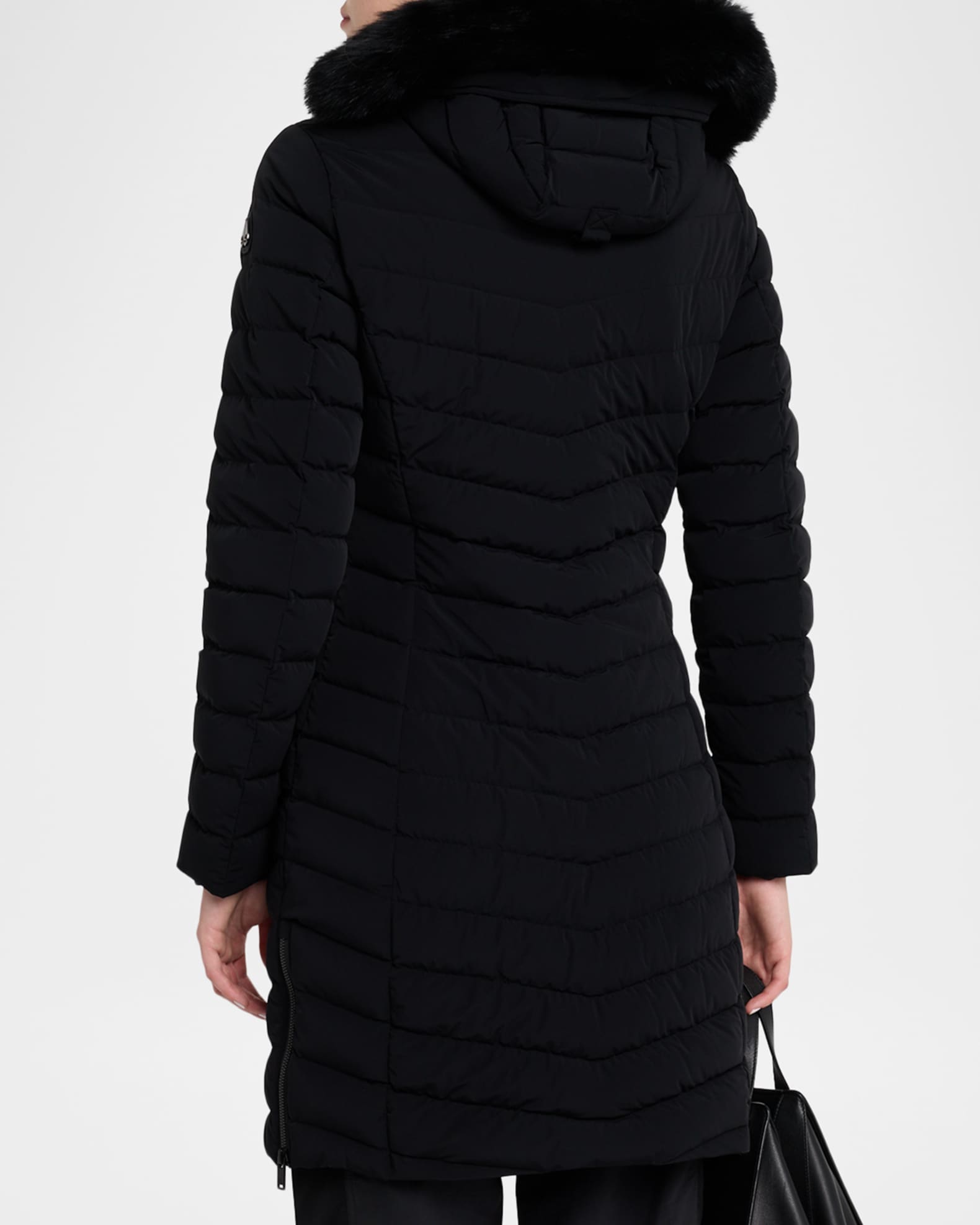 Moose Knuckles Andesite Down Parka with Removable Hood & Shearling