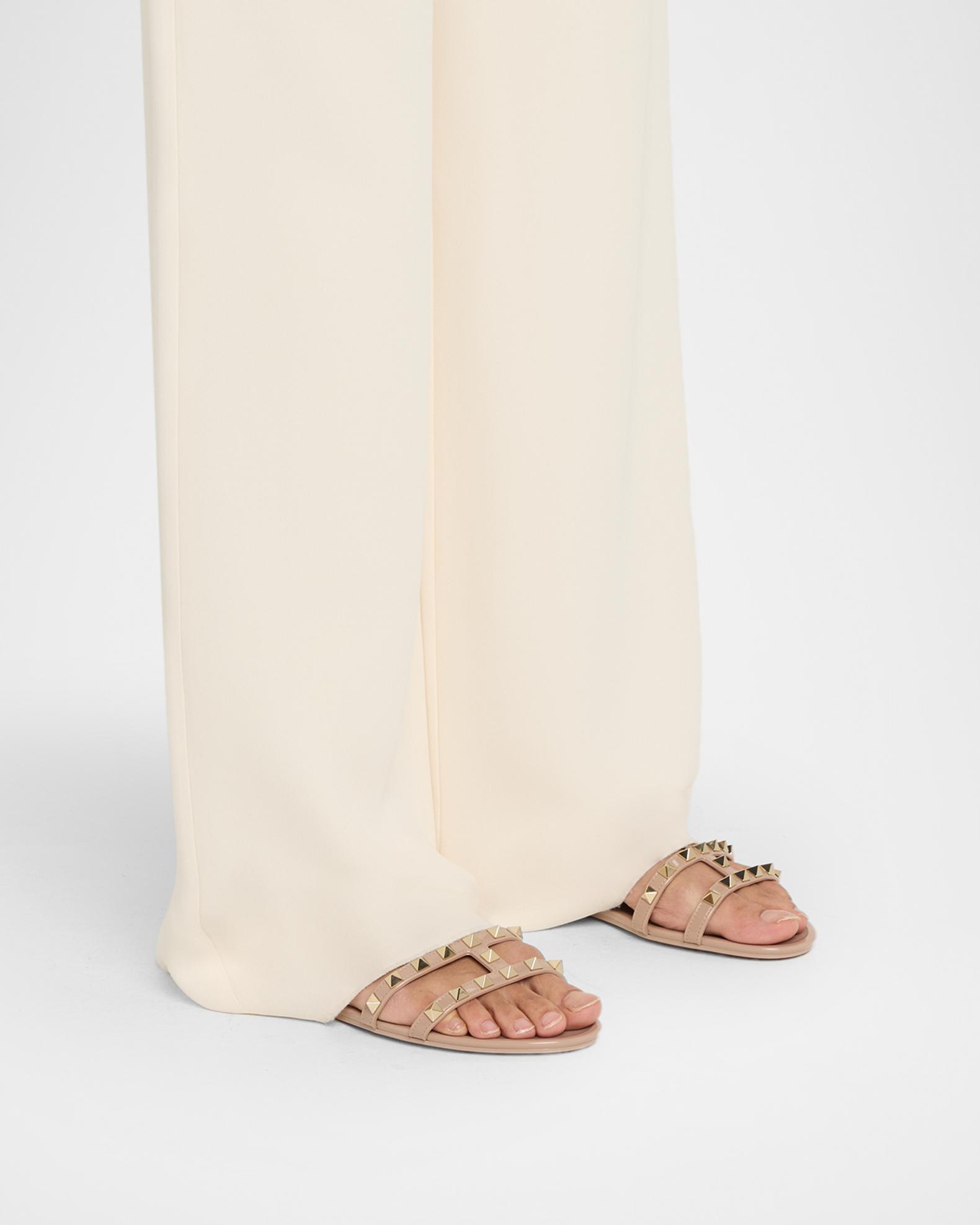 Valentino Garavani Rockstud Jelly Flat Gladiator Sandals | Neiman