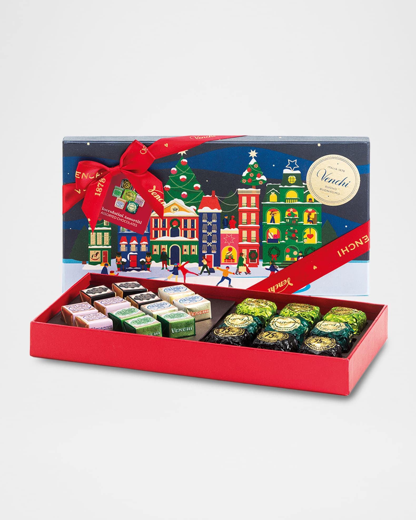 クリスマスパタパタボックス【II】 Venchi Holiday Chocolate Gift Box – ZelliPasta