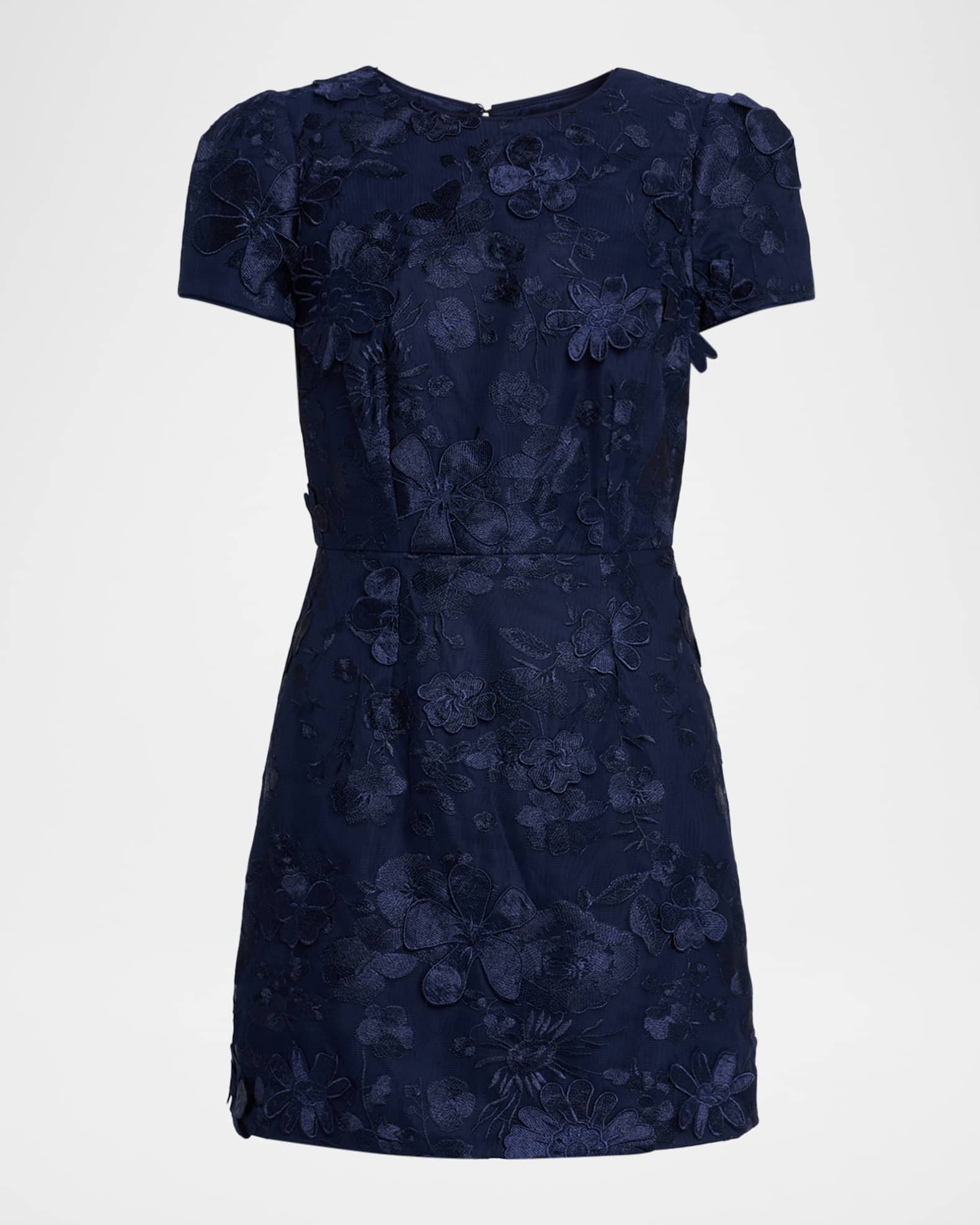 milly embroidered dress Milly Embroidered Mesh Midi Dress – Bluefly main image 1