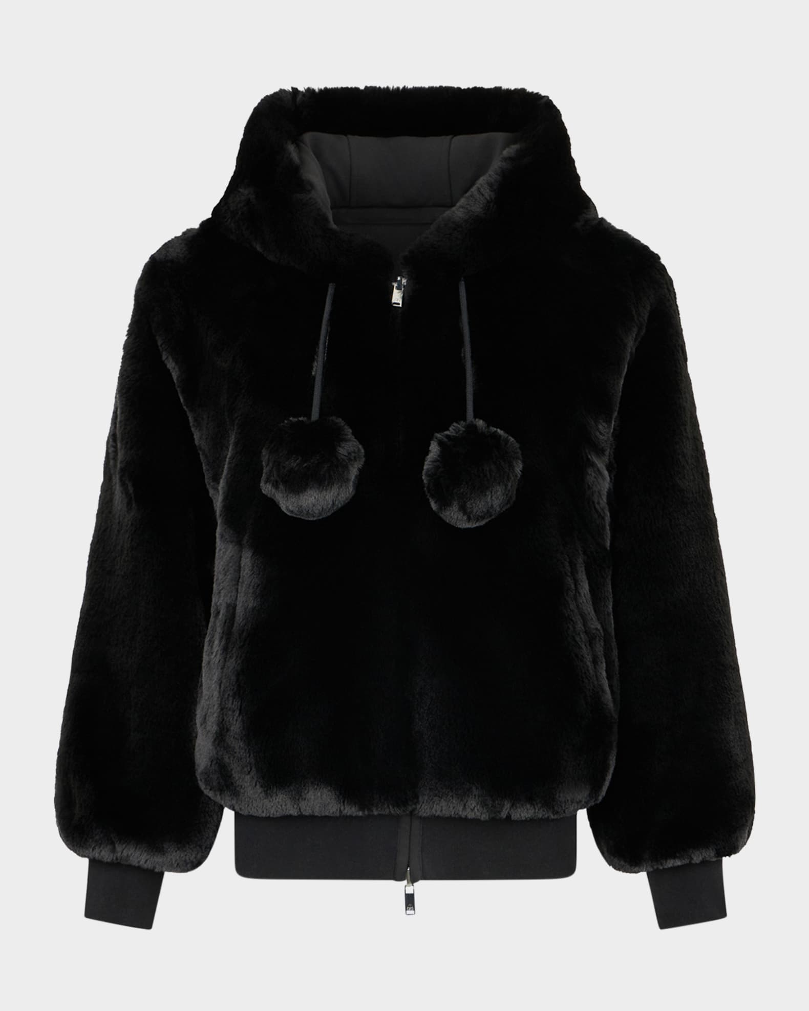 Moose Knuckles Mealy Reversible Hoodie Bunny Jacket | Neiman Marcus