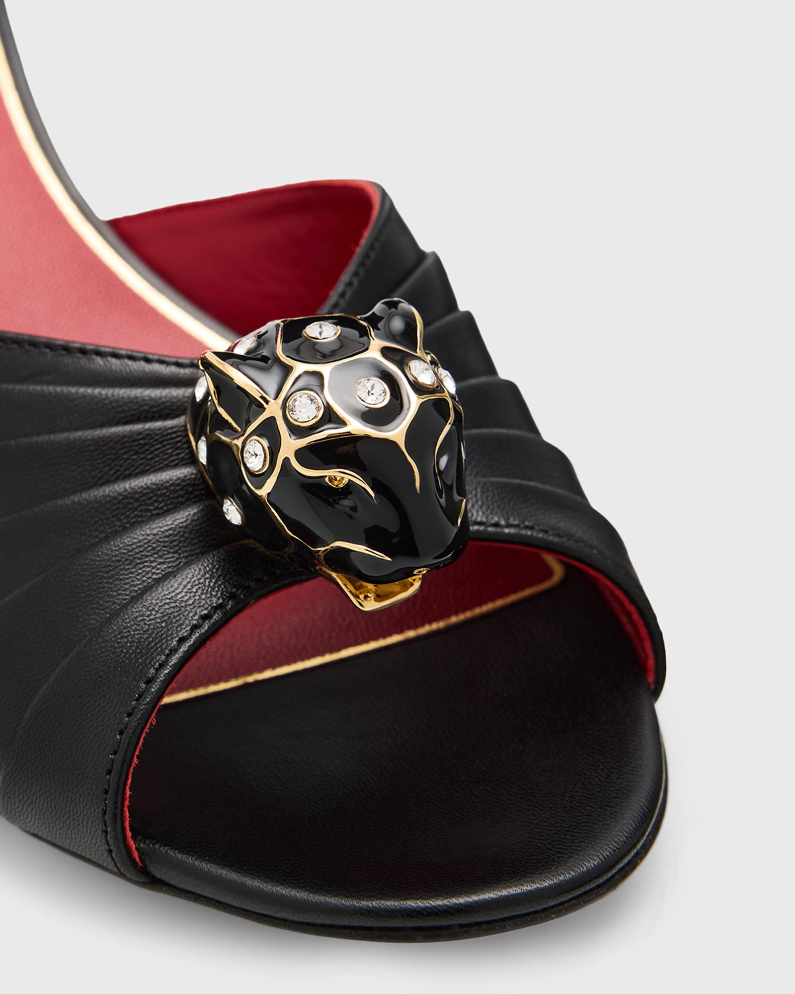 Valentino Garavani 55mm Pas De Chat Leather Mules | Neiman Marcus