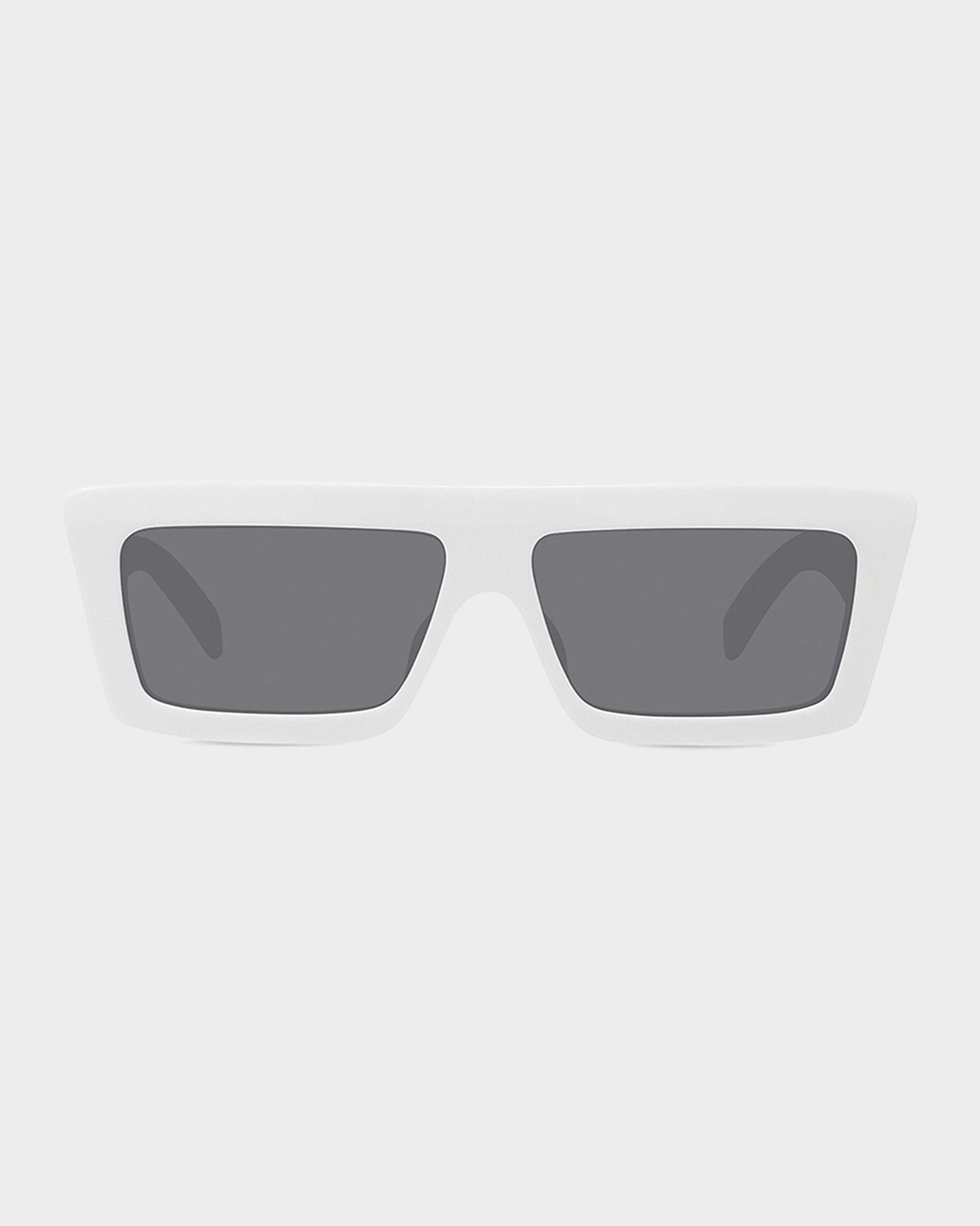Celine White Rectangular Sunglasses with Dark Lenses Celine Eyewear Rectangular sunglasses Celine main image 2