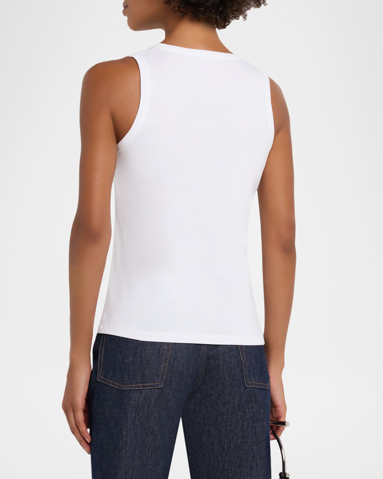 Balmain Logo Graphic Tank Top | Neiman Marcus