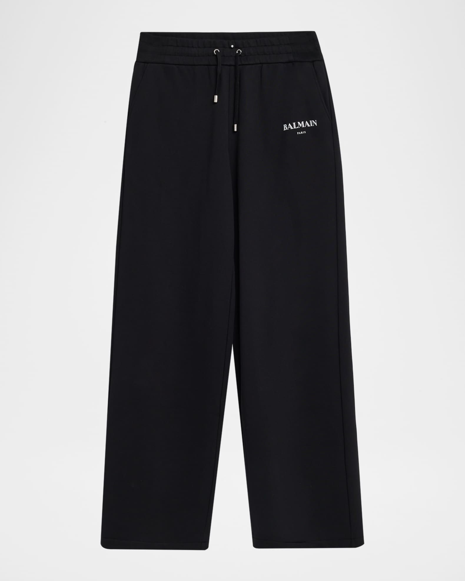 Balmain Sportswear Logo Straight-Leg Pull-On Sweatpants | Neiman