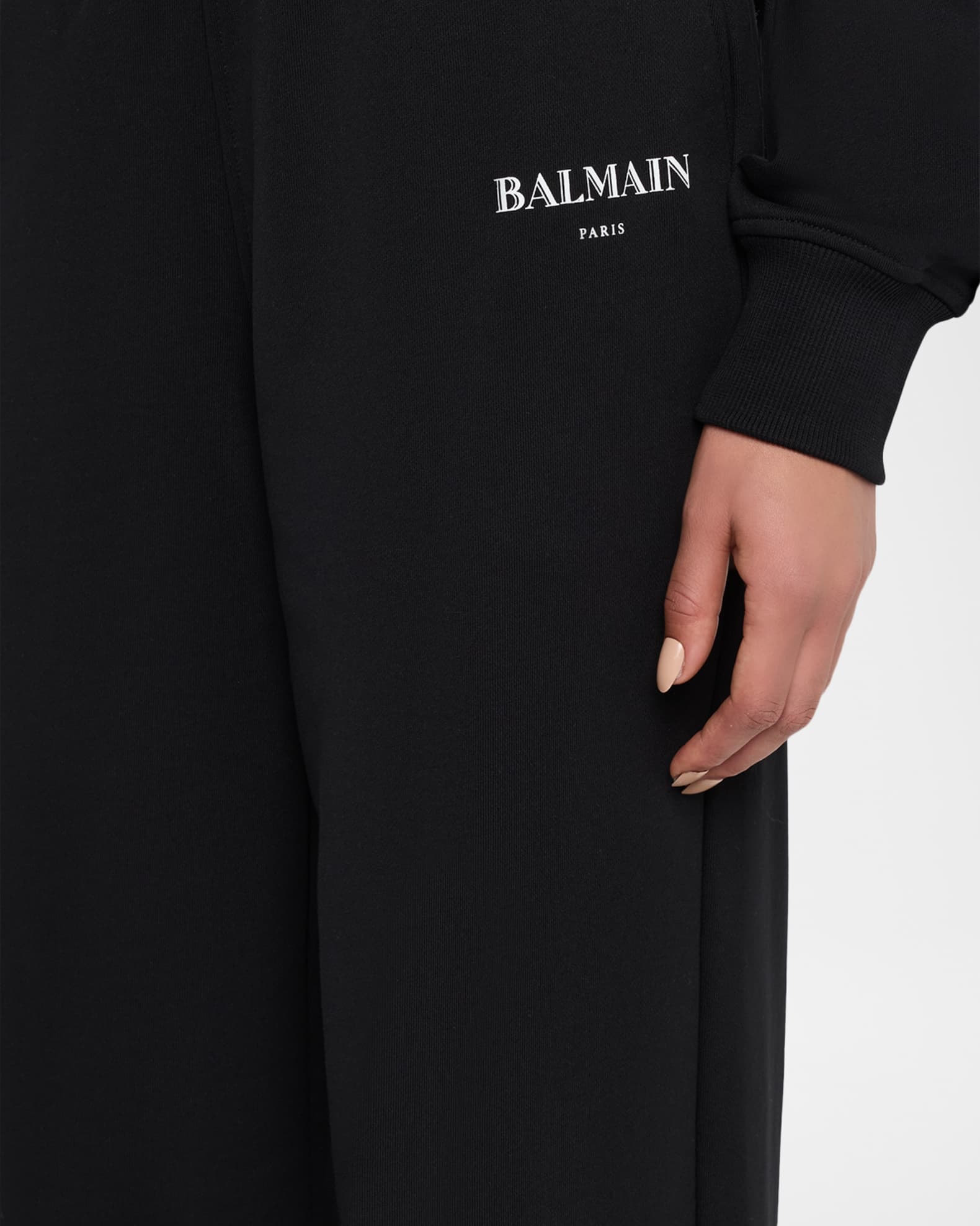 Balmain Sportswear Logo Straight-Leg Pull-On Sweatpants | Neiman