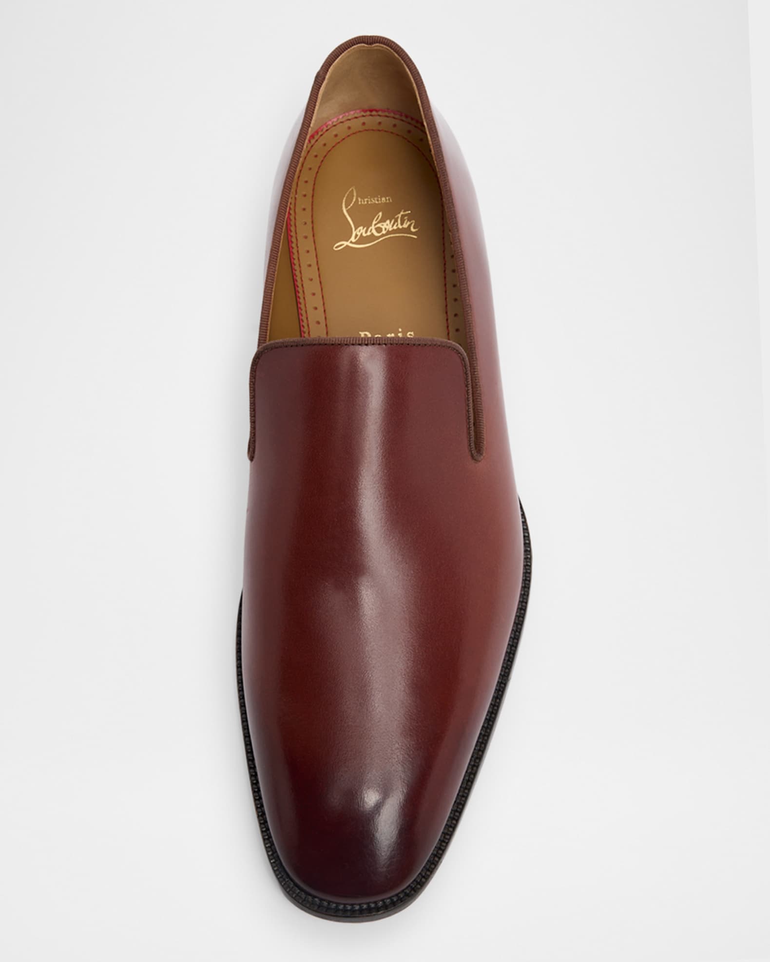 Christian Louboutin Men's Danny Flex Leather Loafers | Neiman Marcus