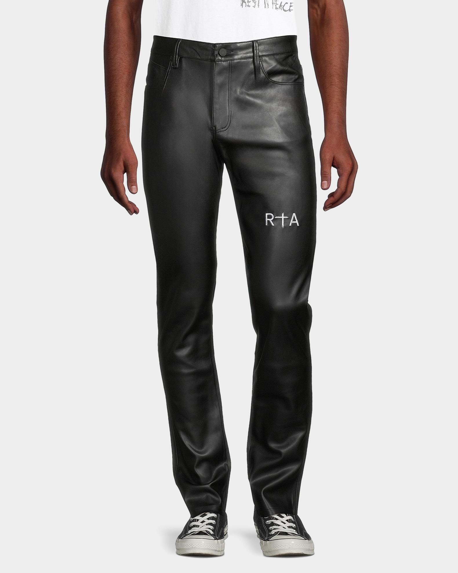 RTA Bryant Faux Leather Pants | Neiman Marcus