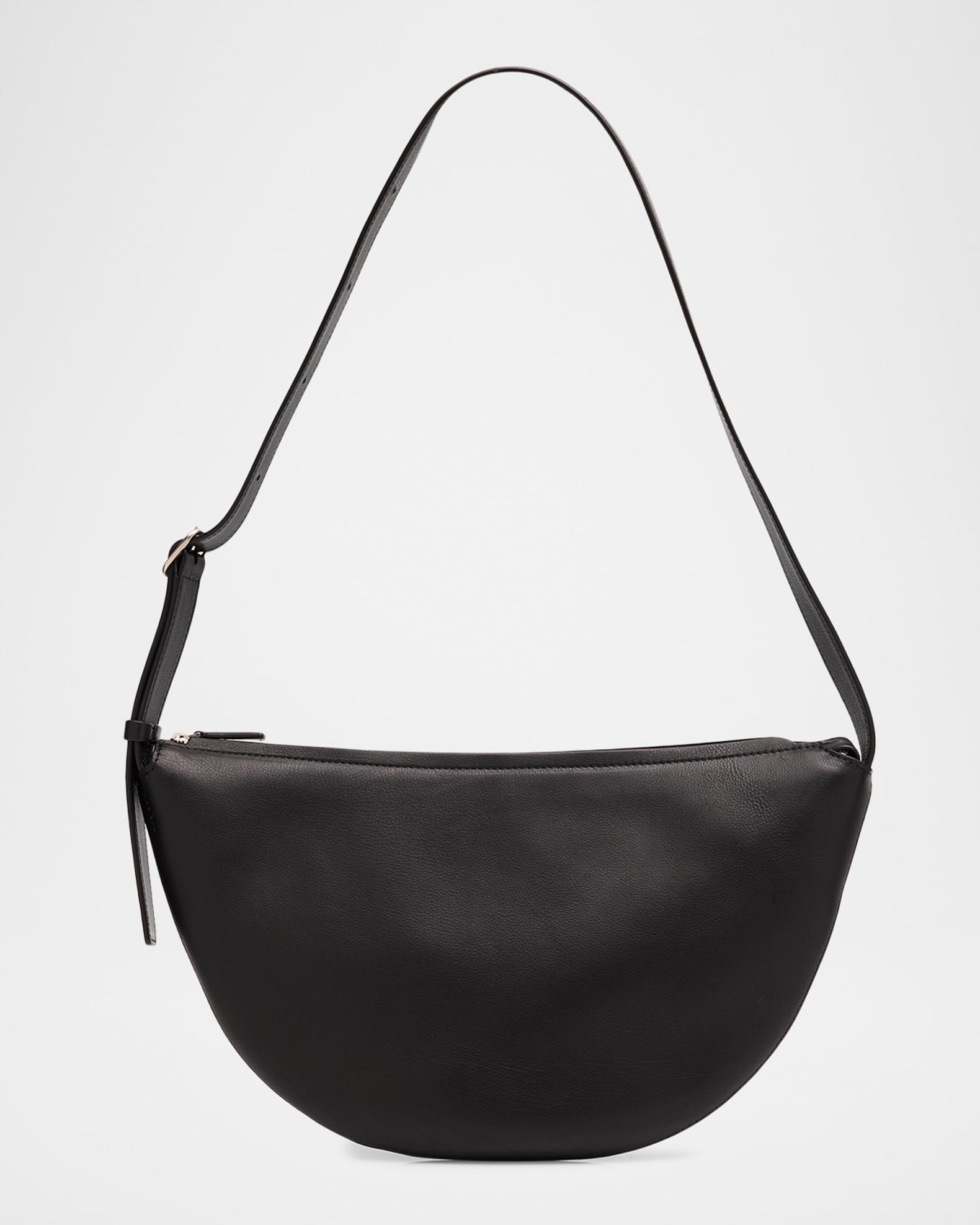 THE ROW Jouvette Crescent Shoulder Bag in Leather | Neiman Marcus