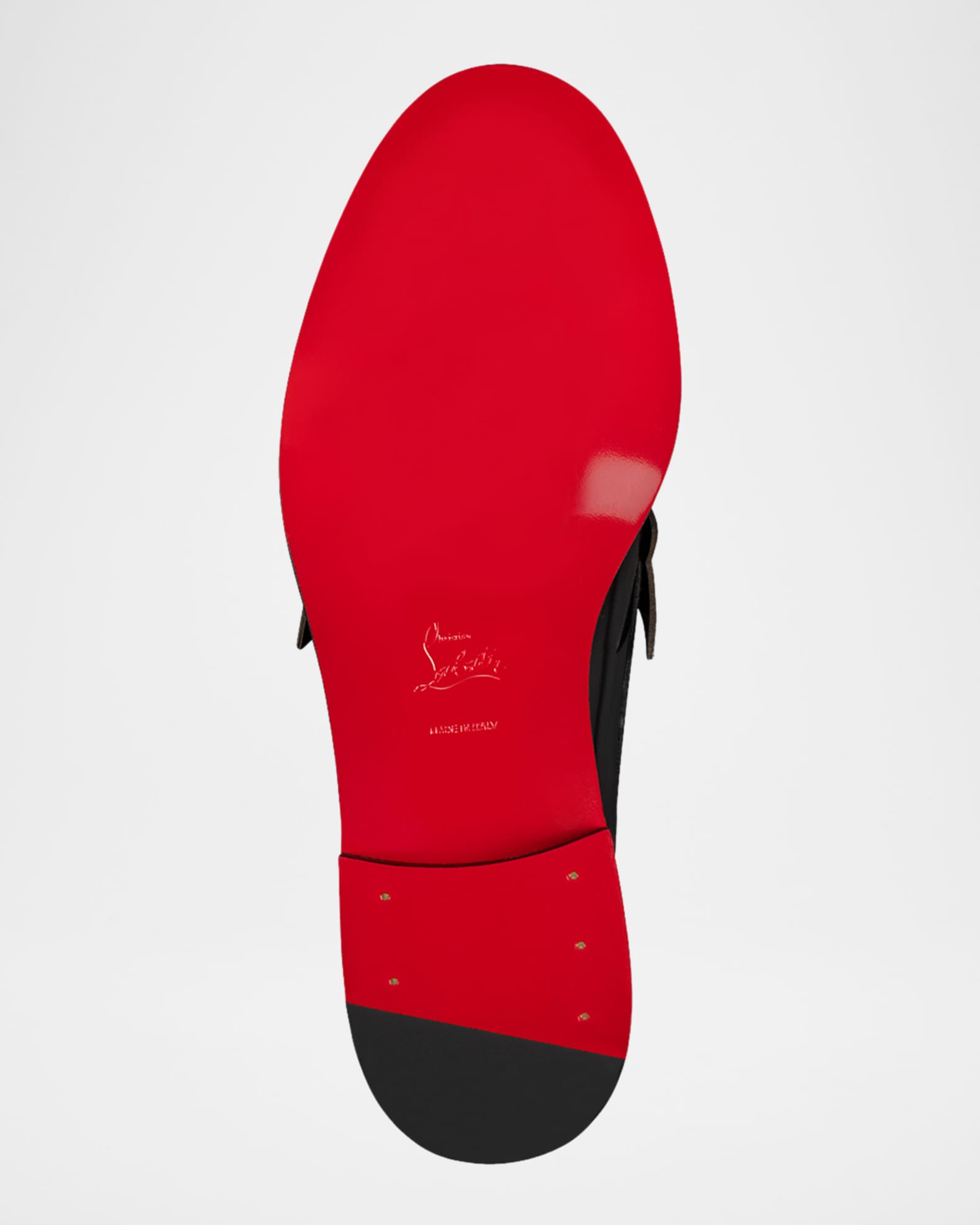 Christian Louboutin Men's Abrasivato Leather Red-Sole Penny Loafers |  Neiman Marcus