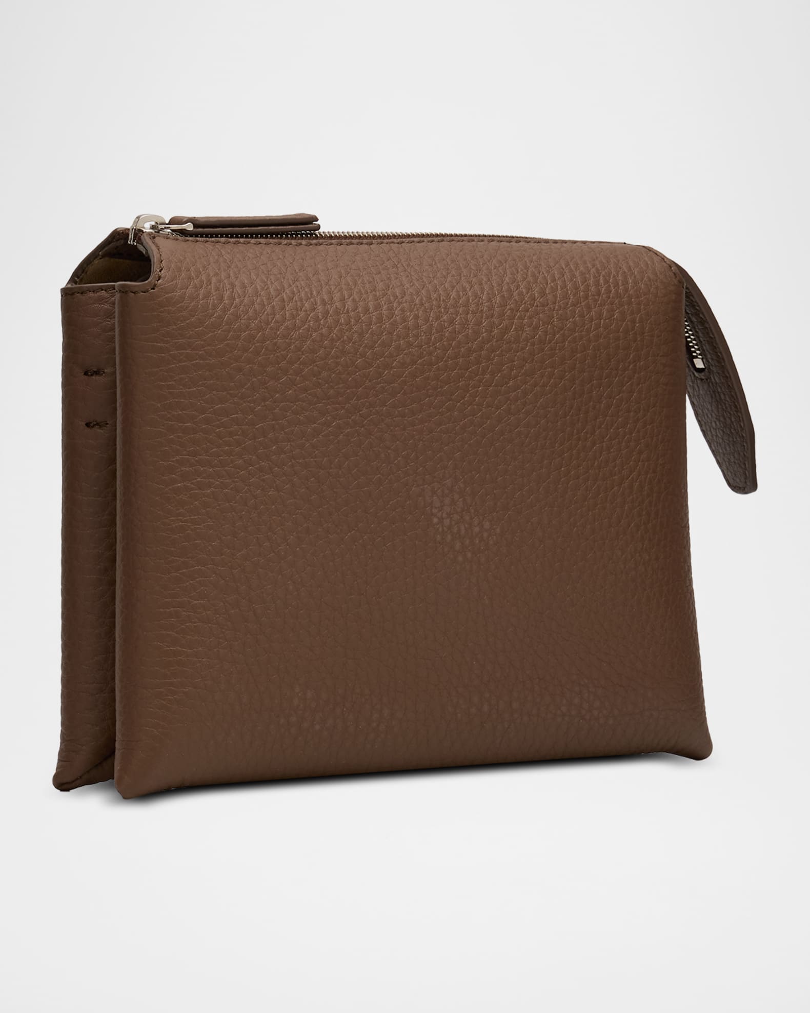 THE ROW Nu Mini Twin Crossbody Bag in Grain Leather | Neiman Marcus