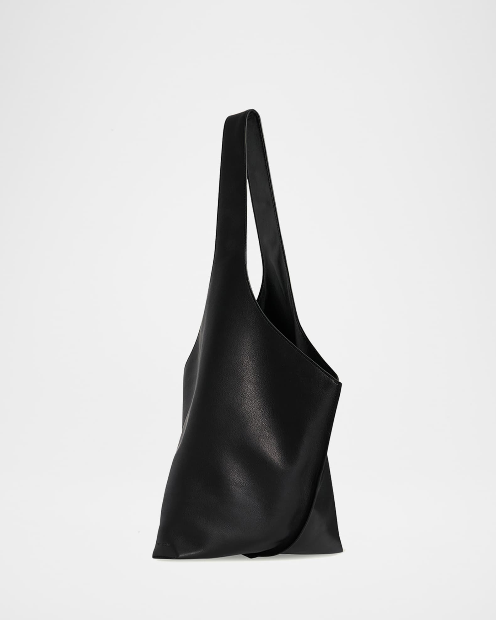 THE ROW Bindle Small Shoulder Bag in Saddle Leather | Neiman
