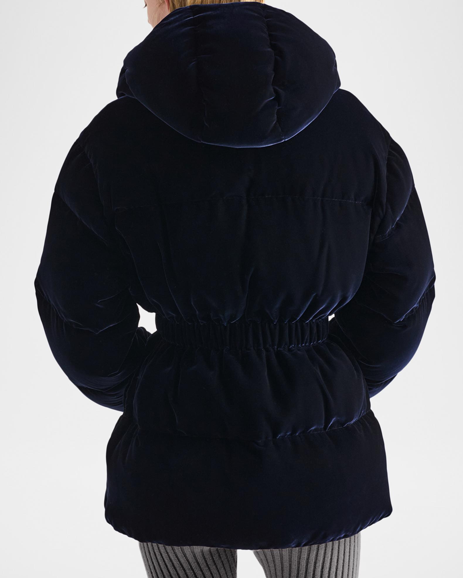 Prada Velvet Down Jacket | Neiman Marcus