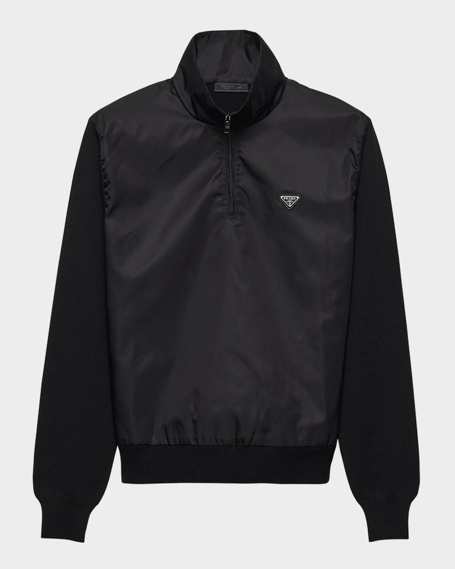 Men's Superfine Wool Half-Zip Cardigan Jacket 0