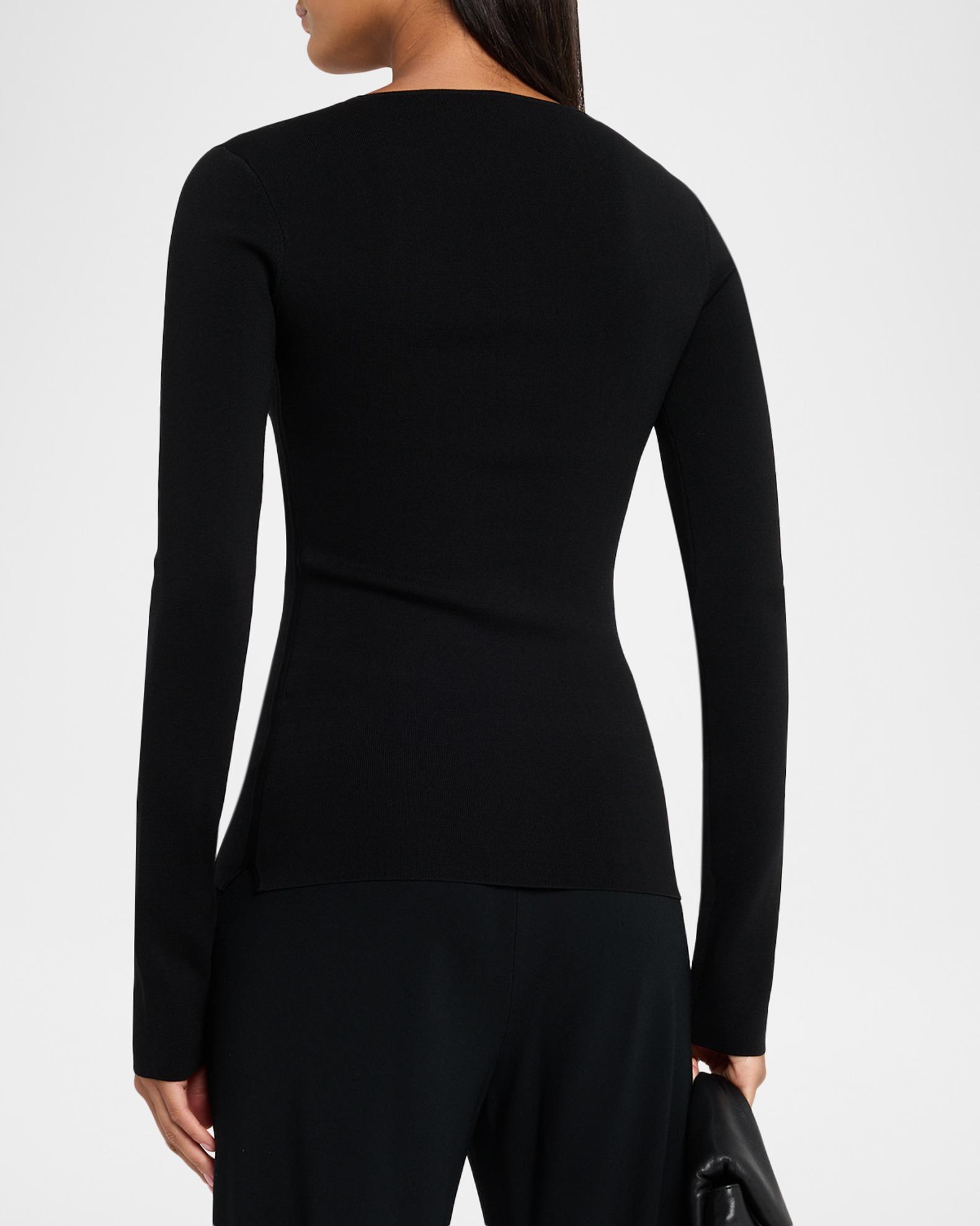 Toteme Compact Knit Top Neiman Marcus