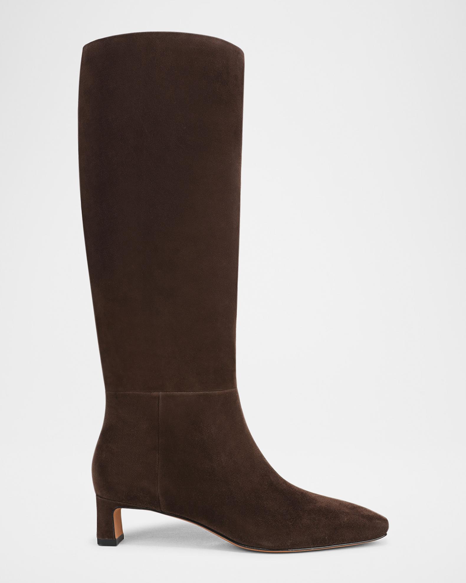 Vince suede boots Vince Camuto Water-Repellent Mid-Shaft Suede Boots -Zelcinna  main image 4