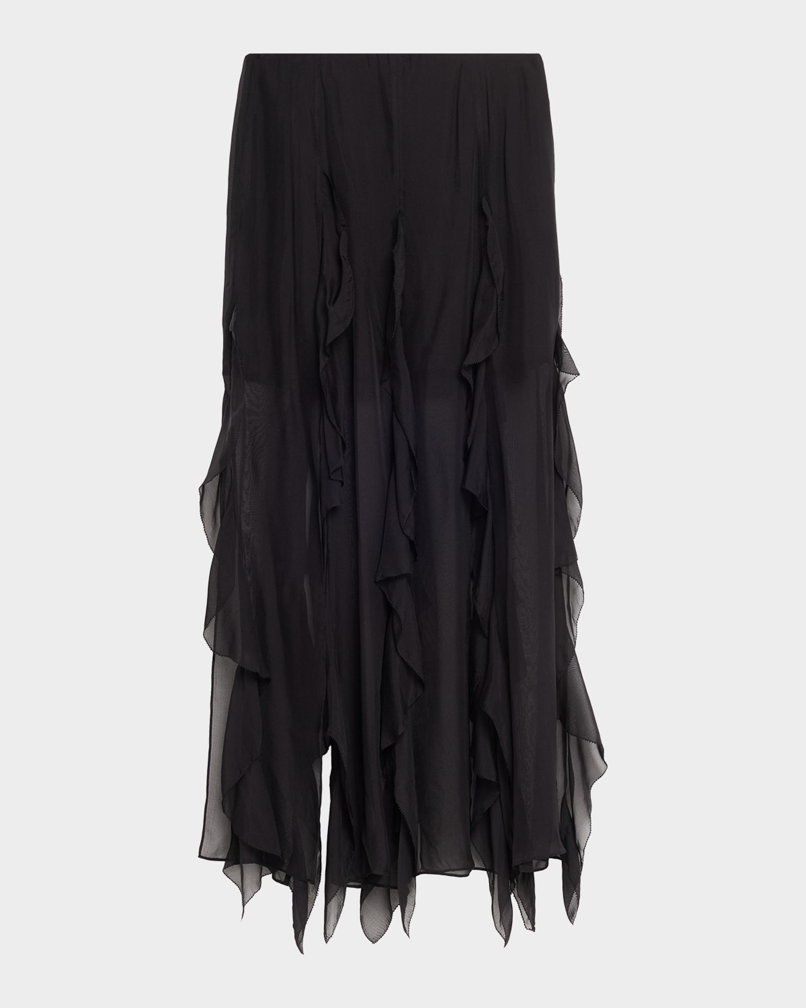 thumbnail image 2 of Alex Asymmetric Mini Skirt - Black 2 of 12