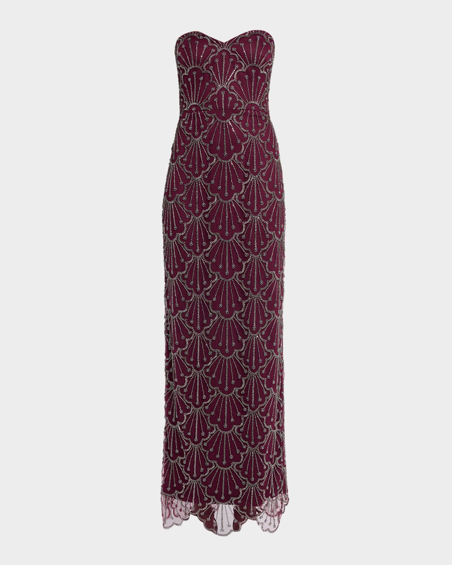 theia beaded dress Lydia Beaded Gown
