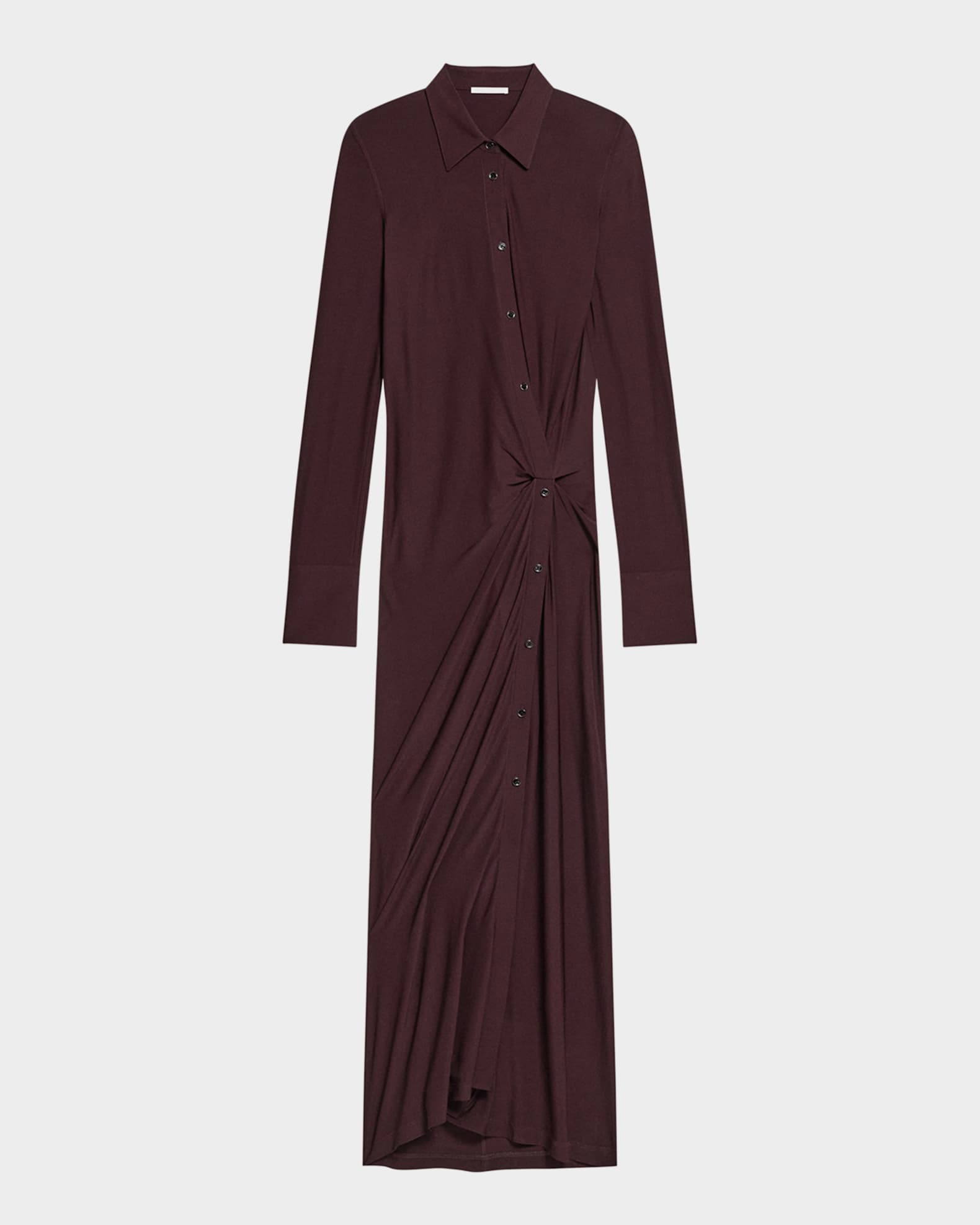bcbg long dresses Cowl Neck Halter Gown