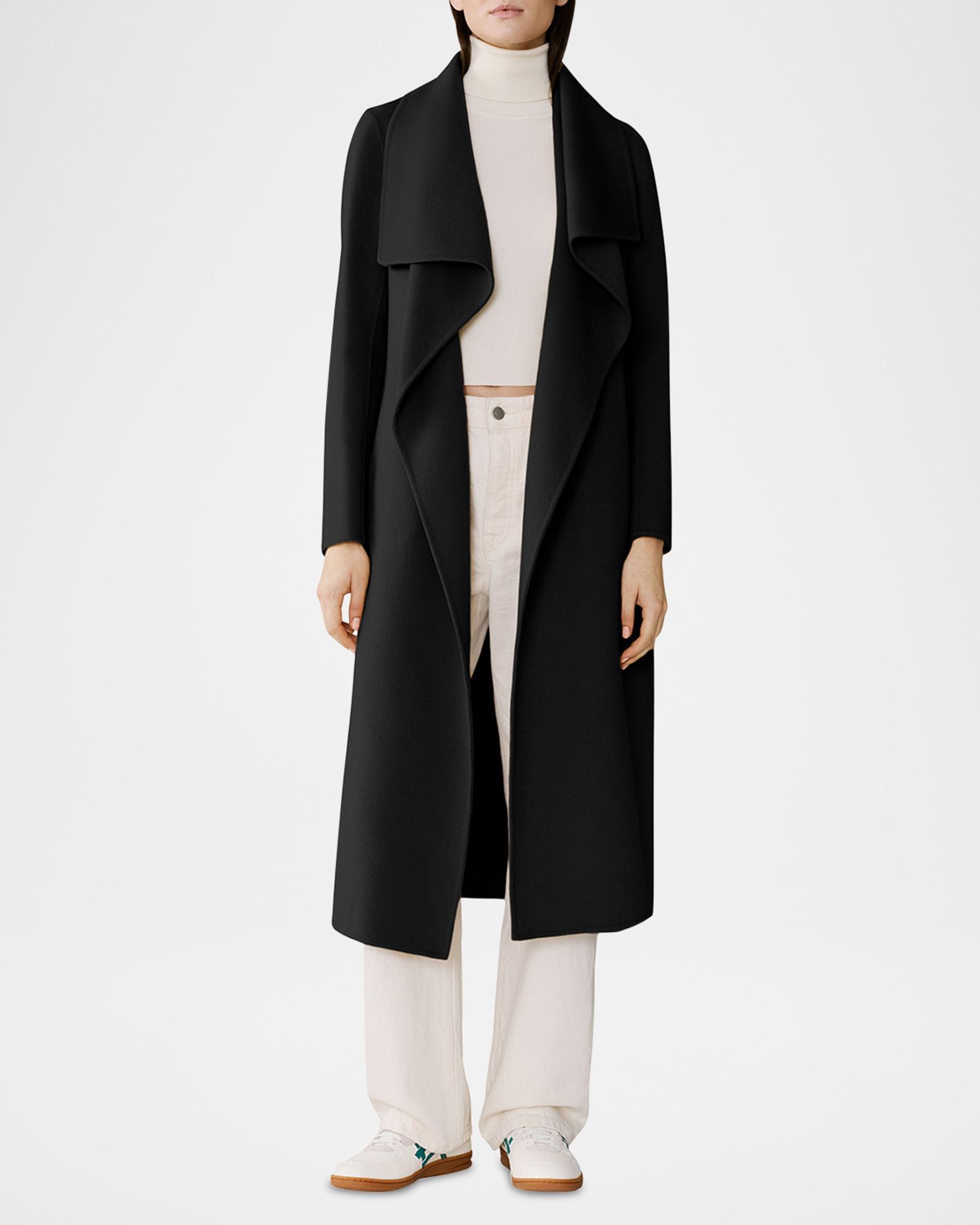 Soia & Kyo Britta-U Wool Wrap Coat | Neiman Marcus