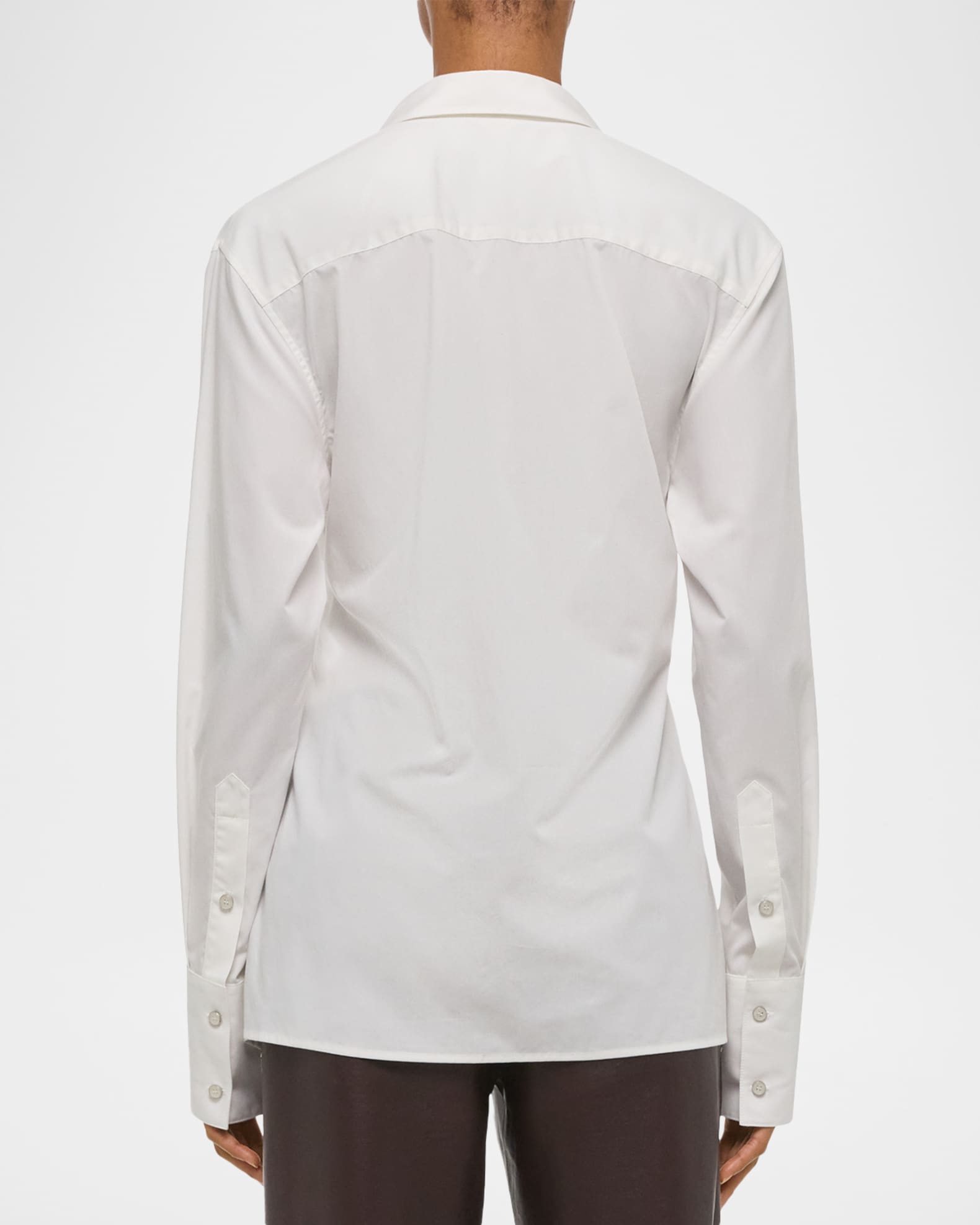 Helmut Lang Long-Sleeve Apron Shirt | Neiman Marcus
