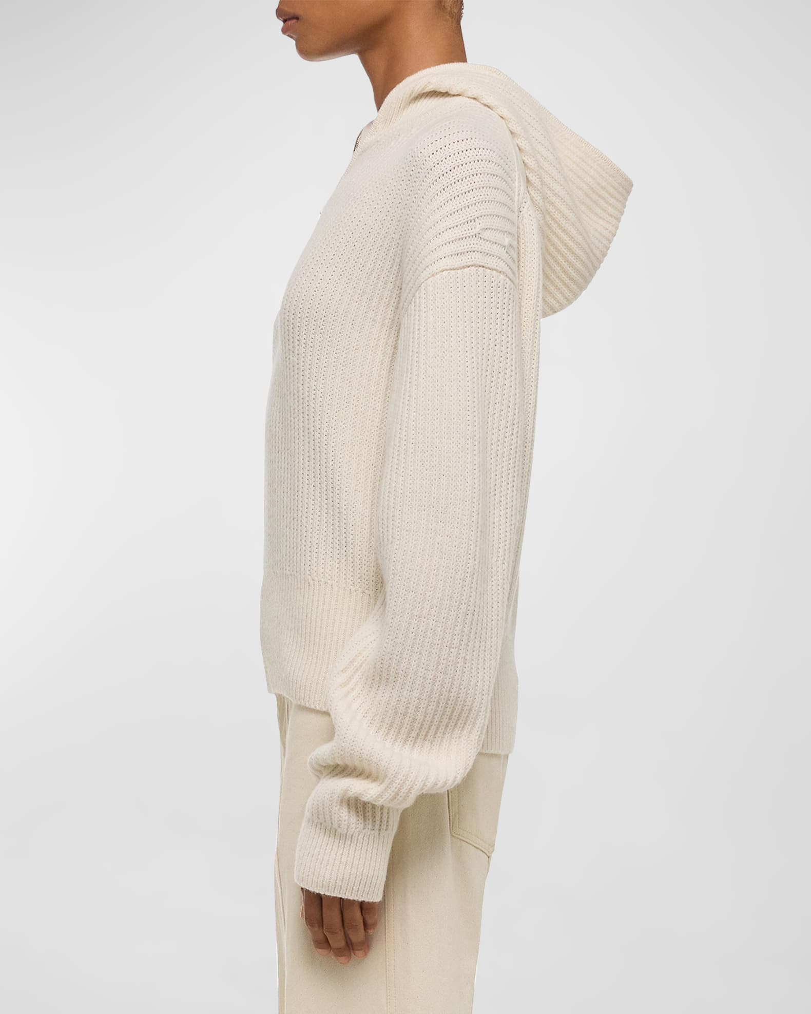 Helmut Lang Balaclava Zip Hoodie | Neiman Marcus