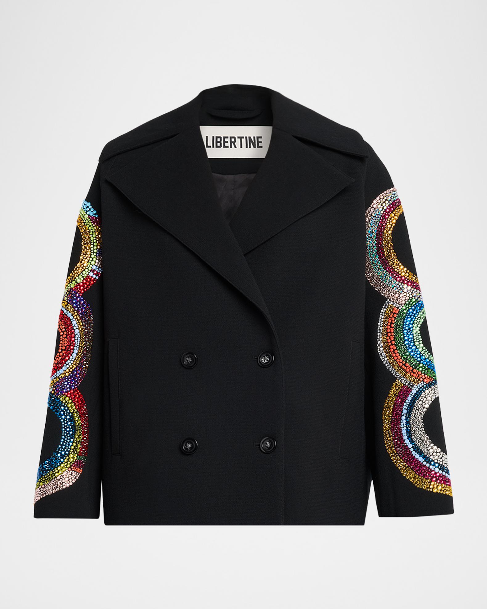 Libertine Sonia Crystal-Embellished Deauville Jacket | Neiman Marcus