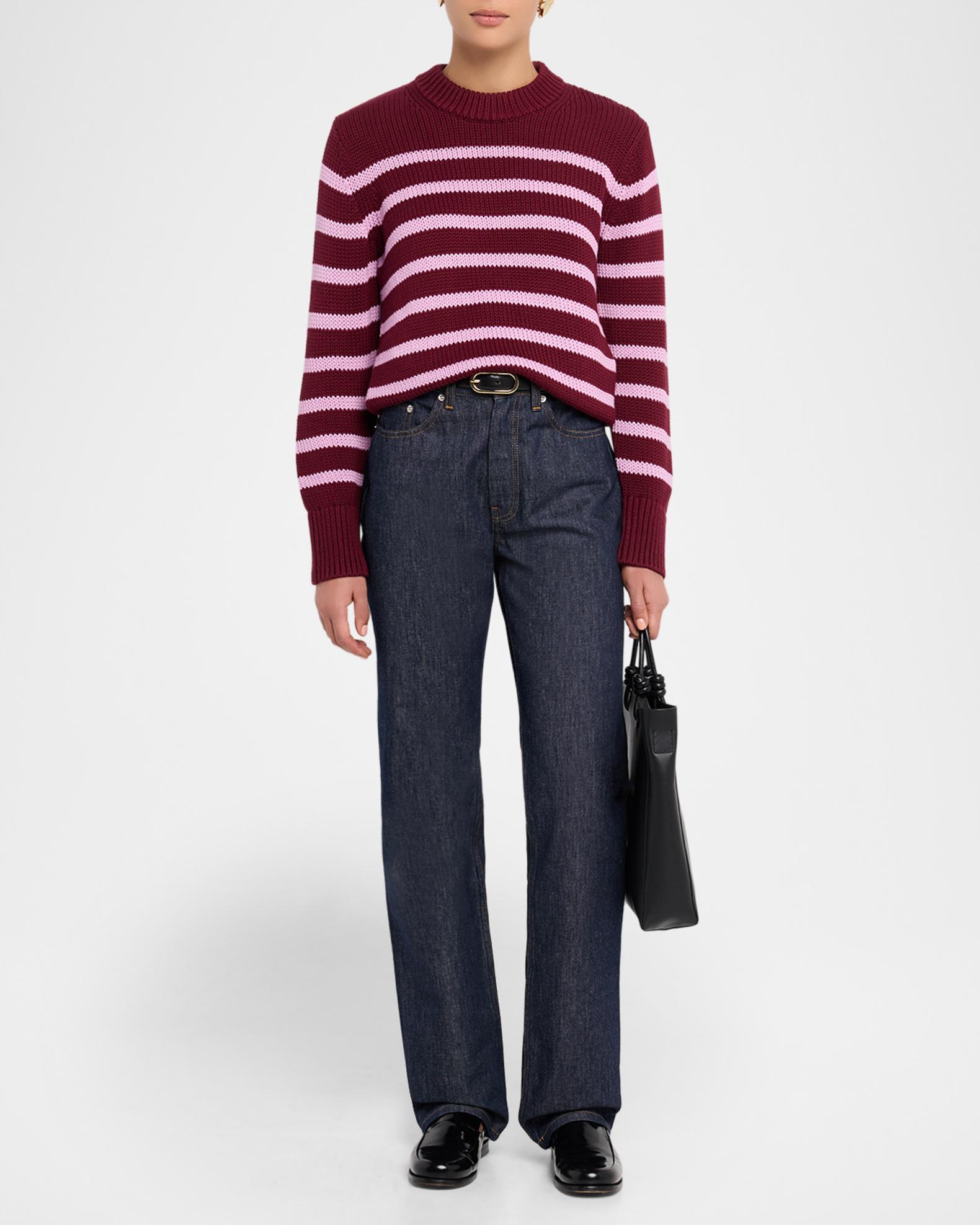 Rails Alise Stripe Crewneck Sweater | Neiman Marcus