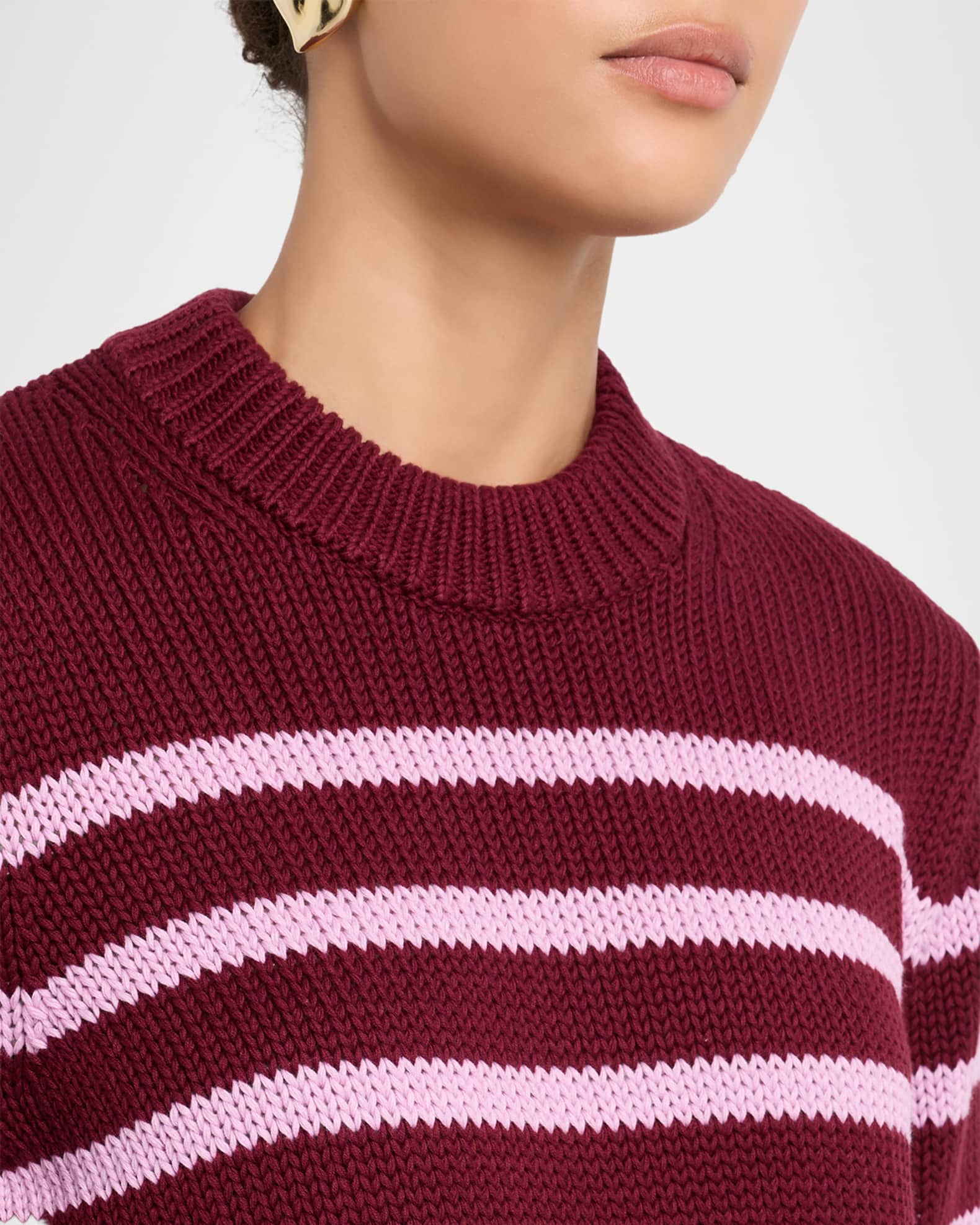 Rails Alise Stripe Crewneck Sweater | Neiman Marcus