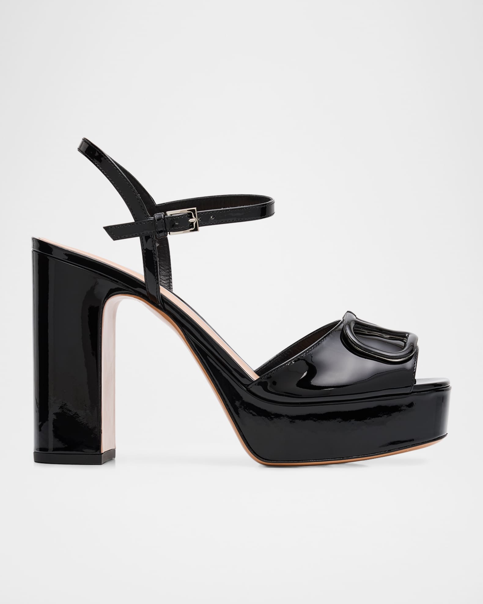 Valentino Garavani 115mm VLogo Signature Patent Leather Platform