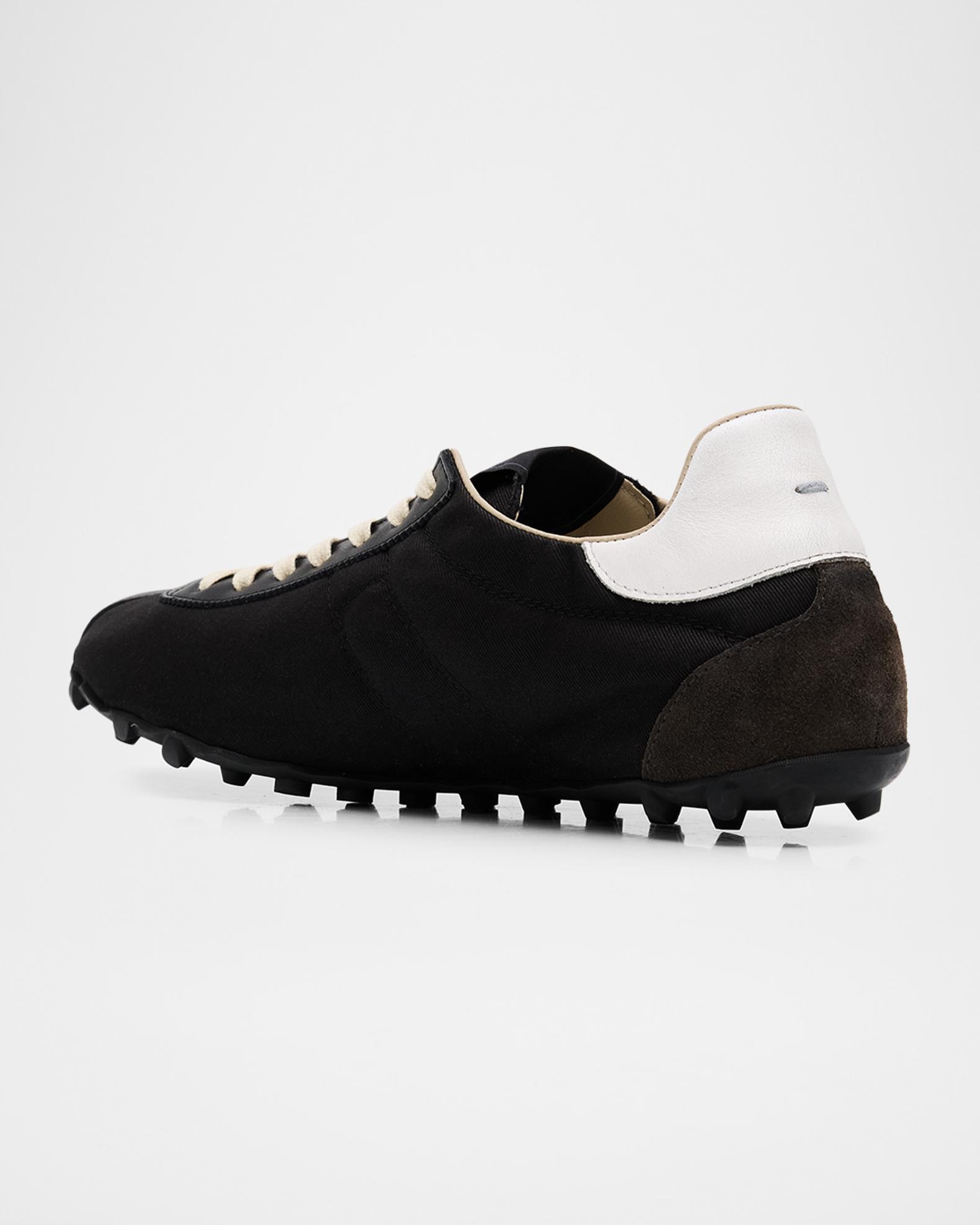 Maison Margiela Sprinters Canvas and Leather Low-Top Sneakers 