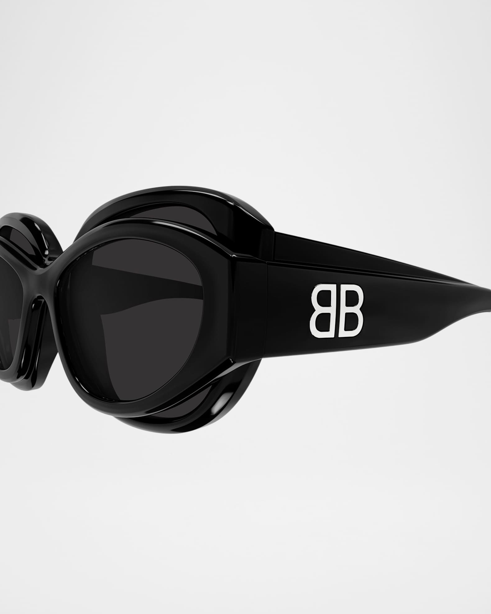 Balenciaga Superbusy 55mm Acetate Oval Sunglasses | Neiman Marcus