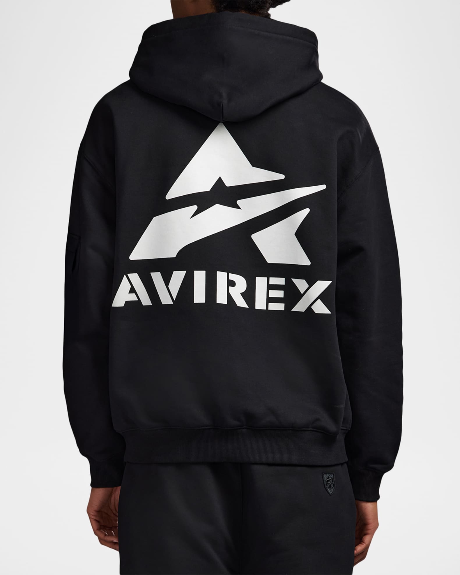 AVIREX Men's Big A Cotton Fleece Hoodie | Neiman Marcus