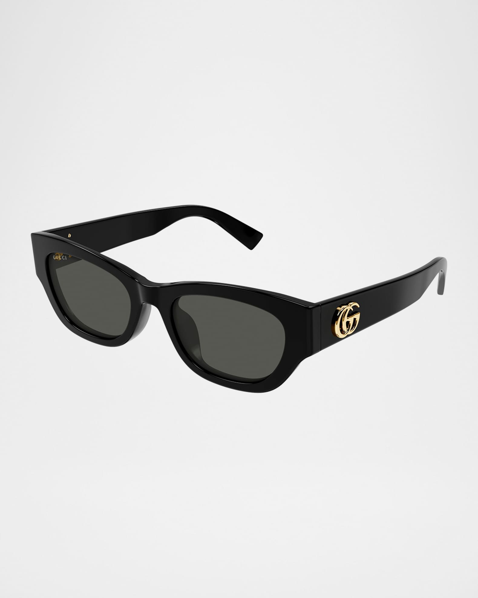Gucci GG Extruded 53mm Acetate Cat-Eye Sunglasses | Neiman Marcus